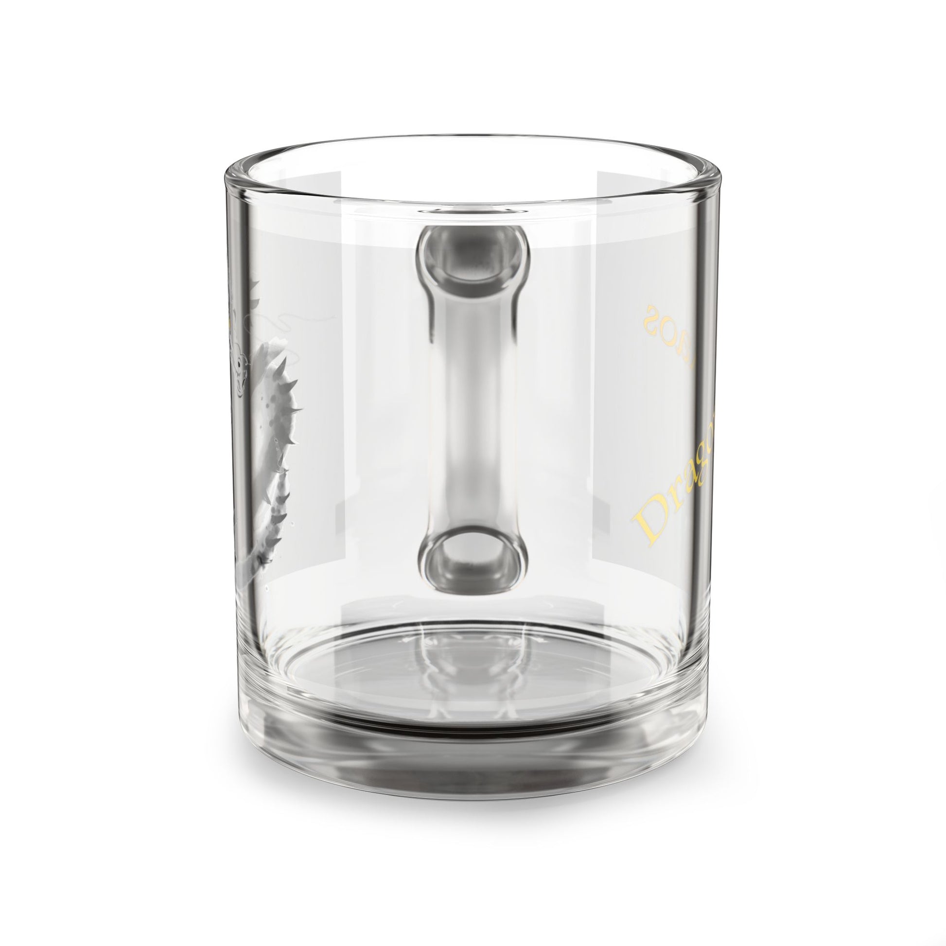 Chaos Dragon Glass Coffee Mug – Ink Brush Dragon Art