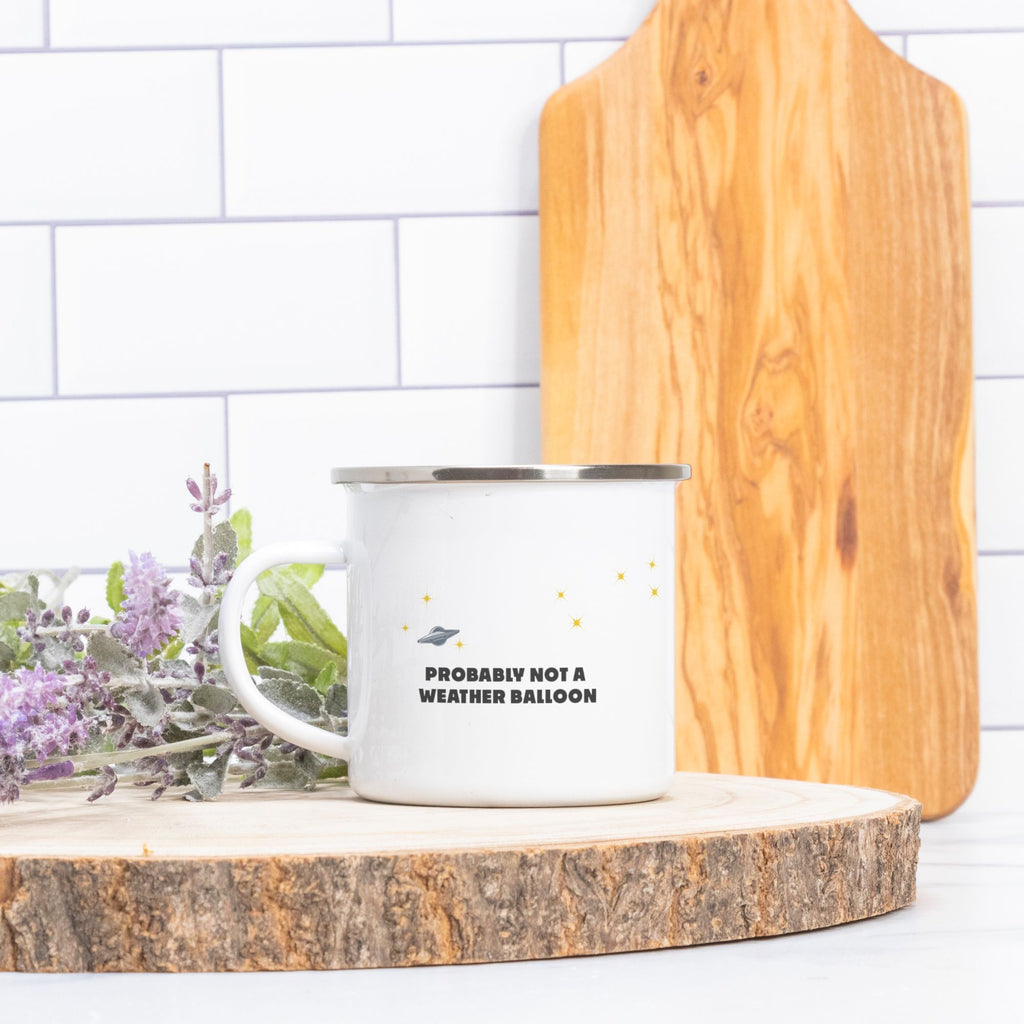 Camping Alien Edition Enamel Camp Mug