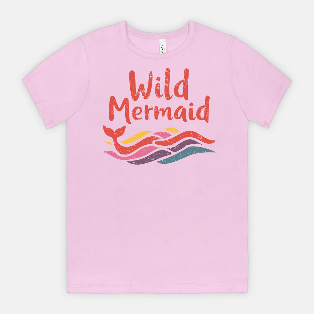 Wild Mermaid - Colorful Retro Ocean Vibes Tee