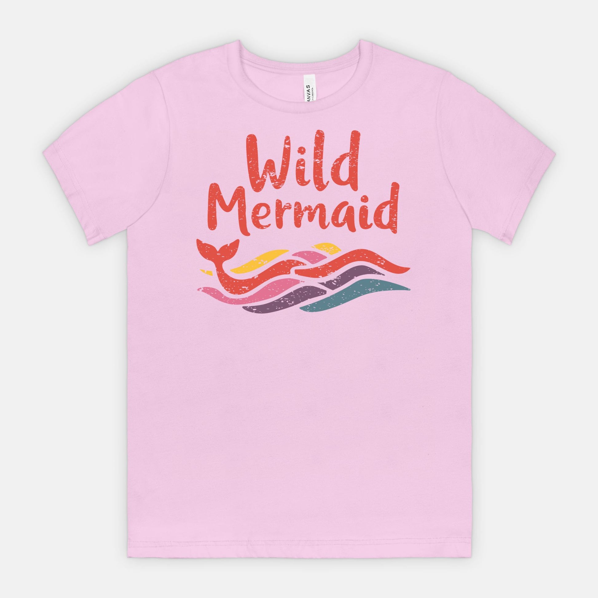 Wild Mermaid - Colorful Retro Ocean Vibes Tee