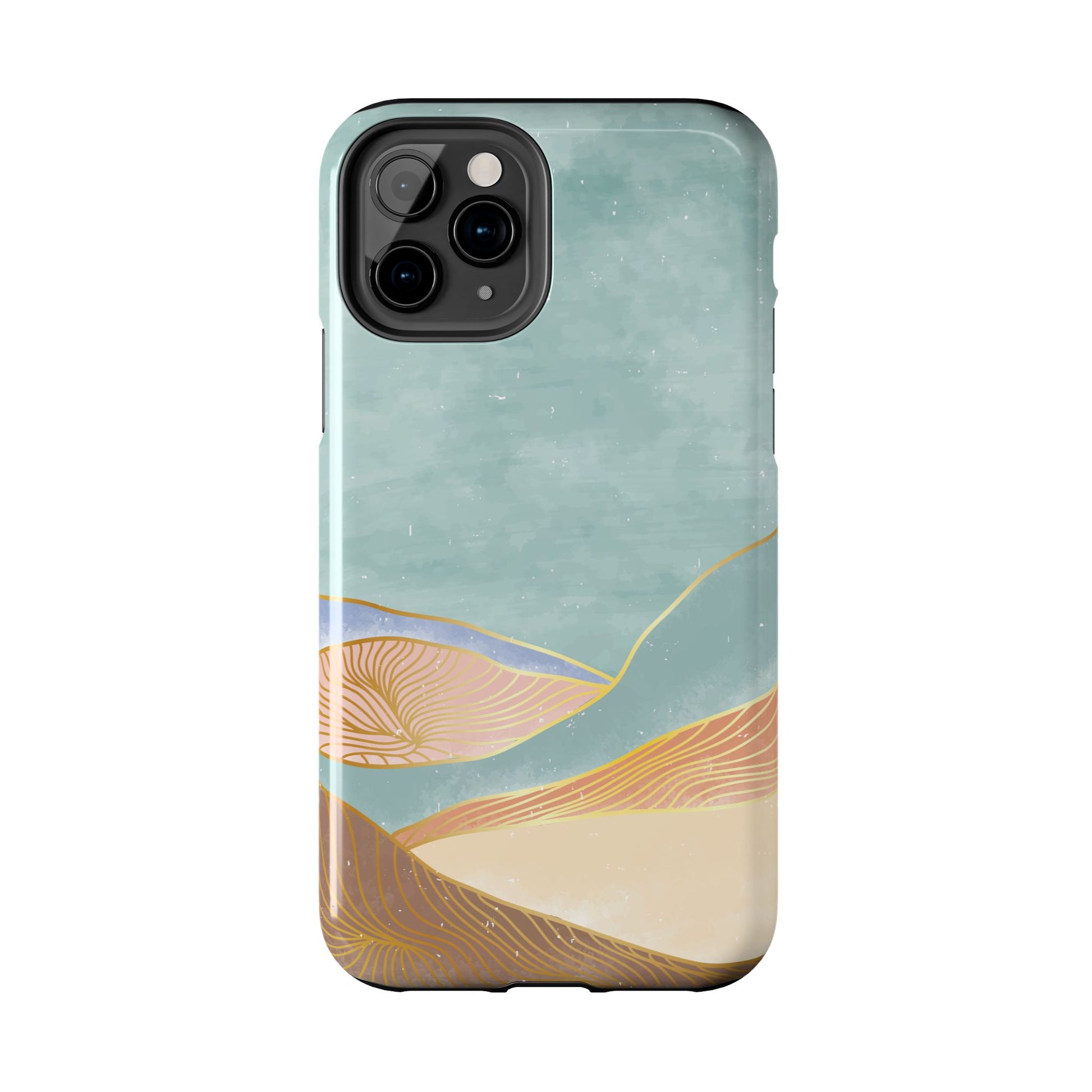 Soft Mist Abstract Mountain Cell Phone Case