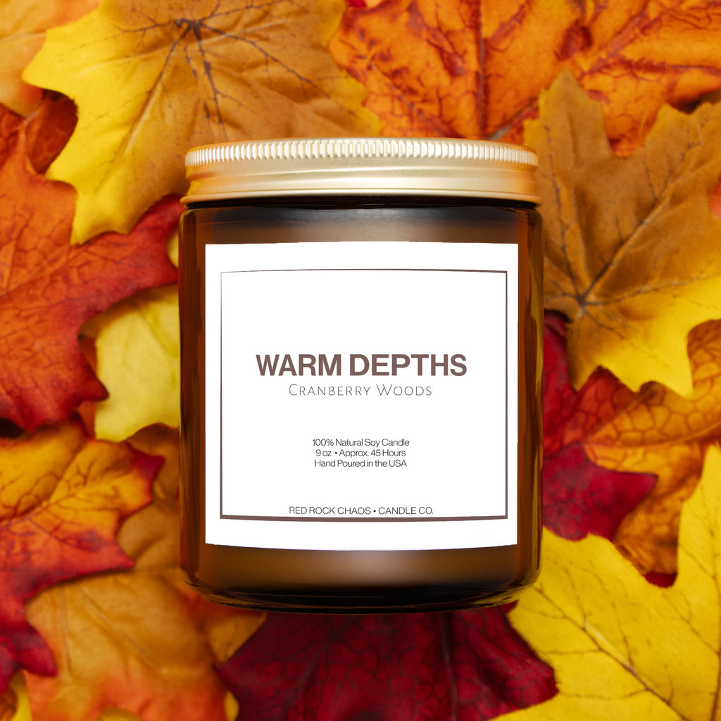 Warm Depths Cranberry Woods 9 oz Soy Candle
