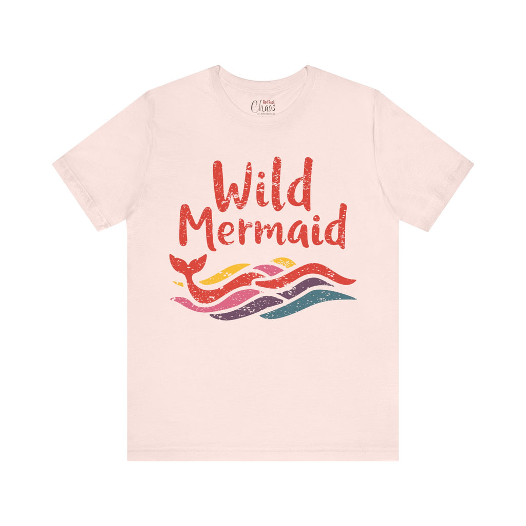 Wild Mermaid - Colorful Retro Ocean Vibes Tee