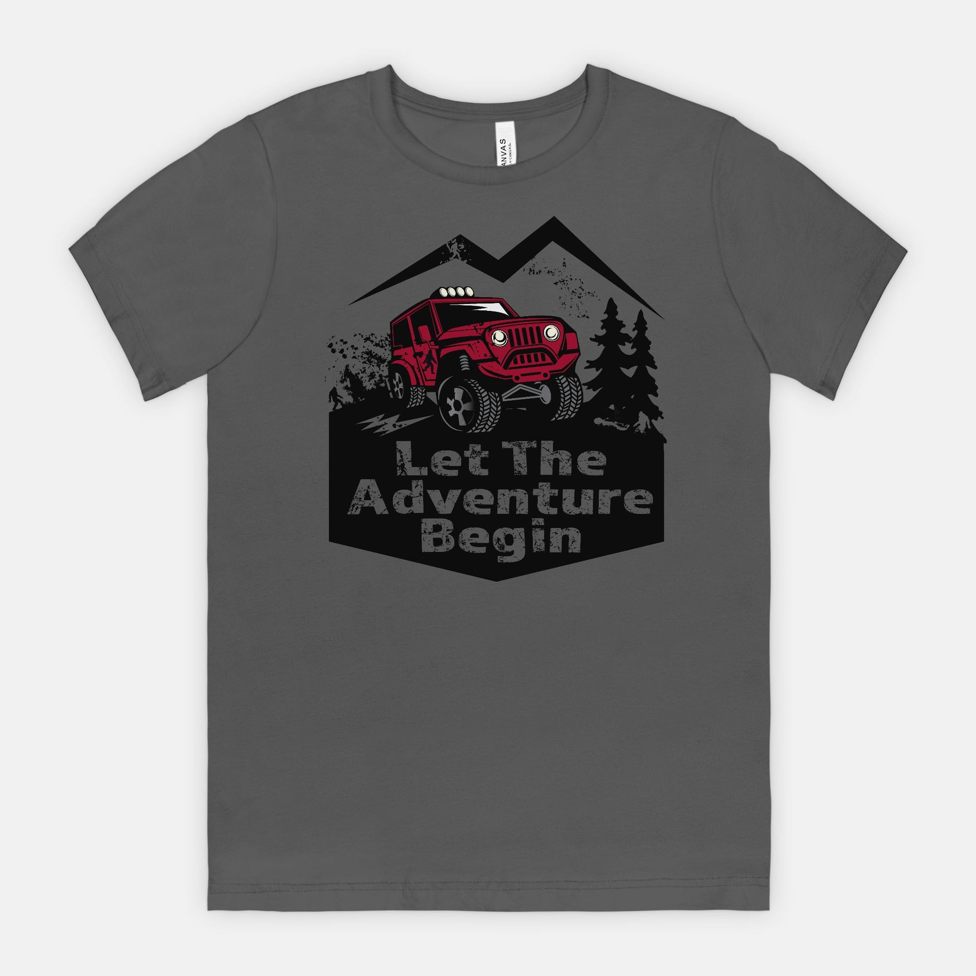 Let the Adventure Begin – Hidden Bigfoot Off-Road Jeep Tee