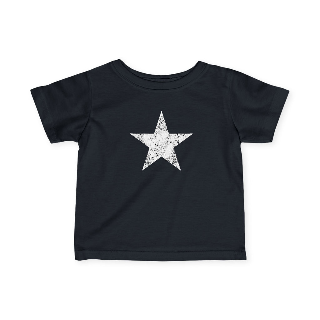 White Distressed Star