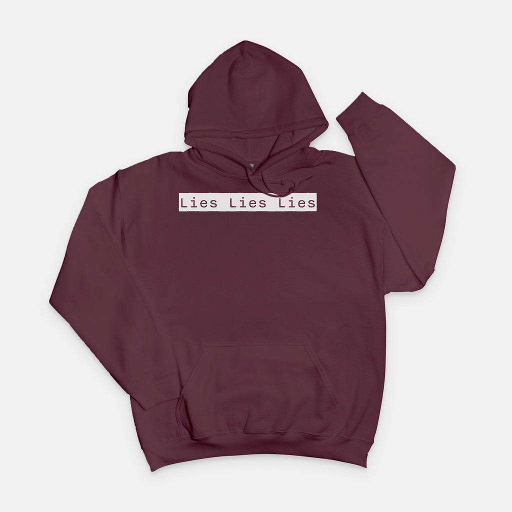 Lies, Lies, Lies | Bold Statement Graphic Hoodie