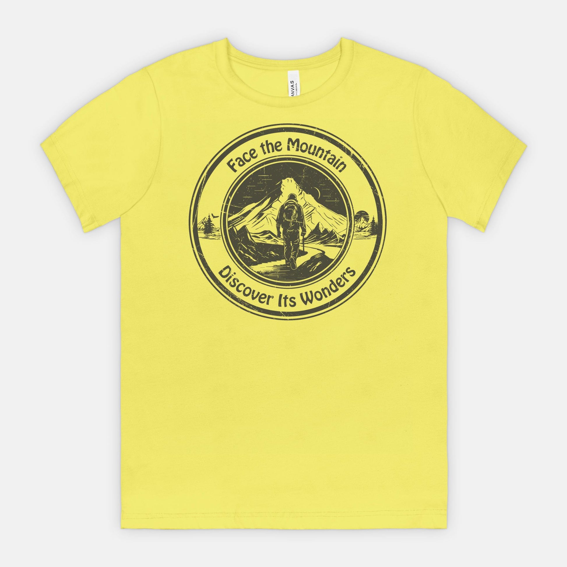 Face the Mountain Discover Its Wonders Adventure T-Shirt