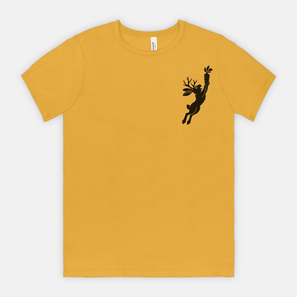 Jackalope and Carrot Small Chest Graphic T-Shirt