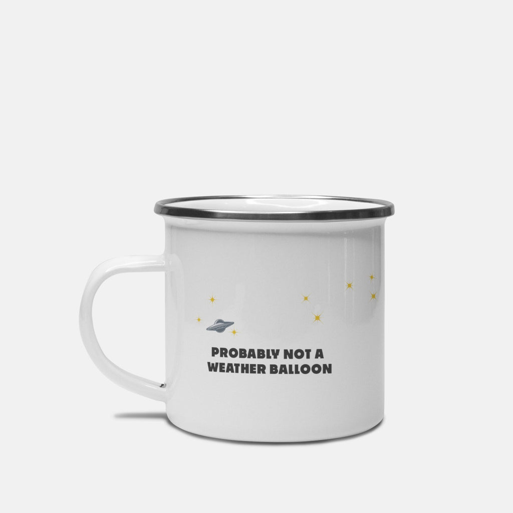 Camping Alien Edition Enamel Camp Mug