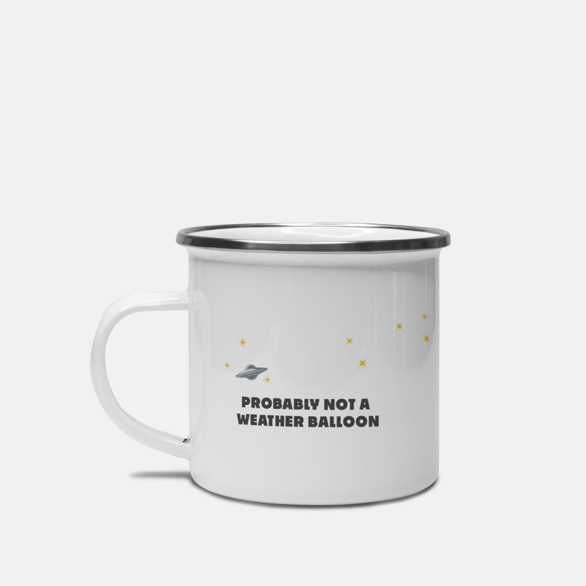 Camping Alien Edition Enamel Camp Mug