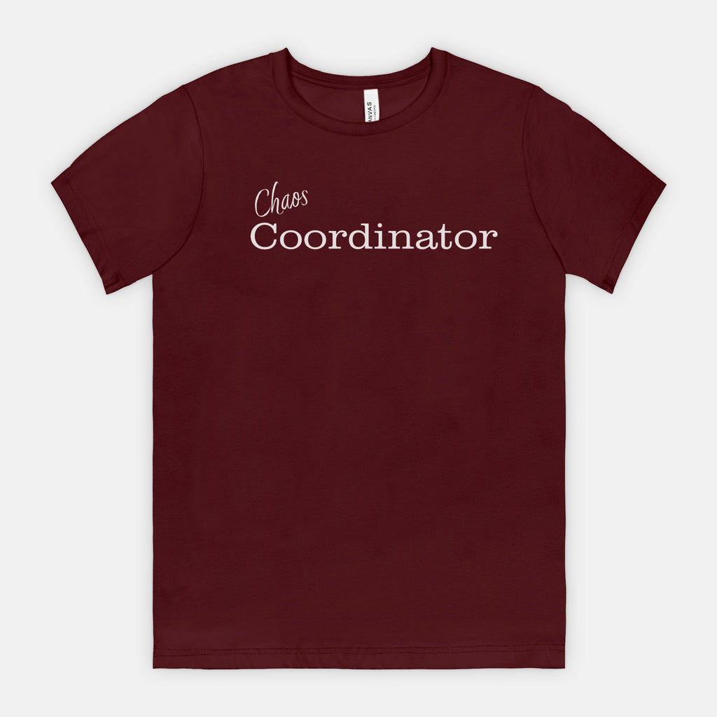 Chaos Coordinator Tee - White Text