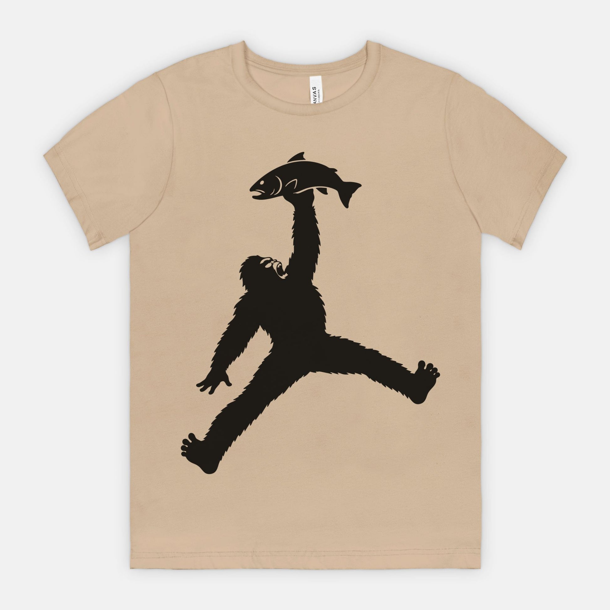 Bigfoot Caught Dinner Graphic Tee