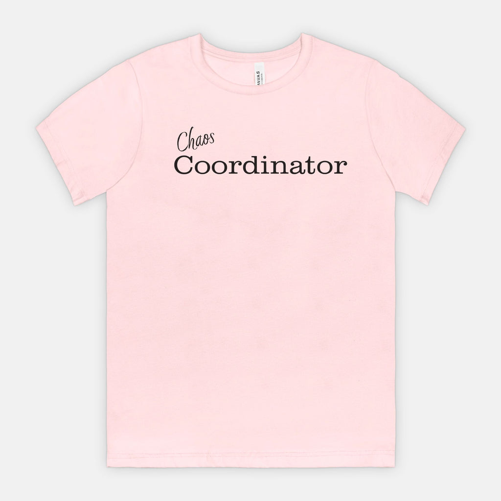 Chaos Coordinator tee - Black text