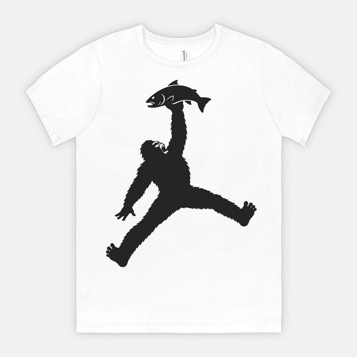 Bigfoot Caught Dinner Graphic Tee