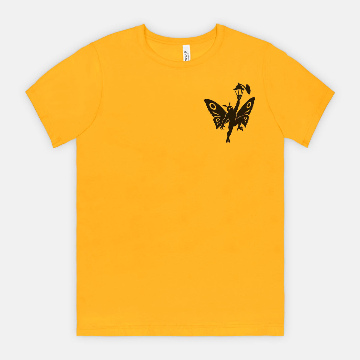 Mothman After Dark Minimalist Cryptid T-Shirt