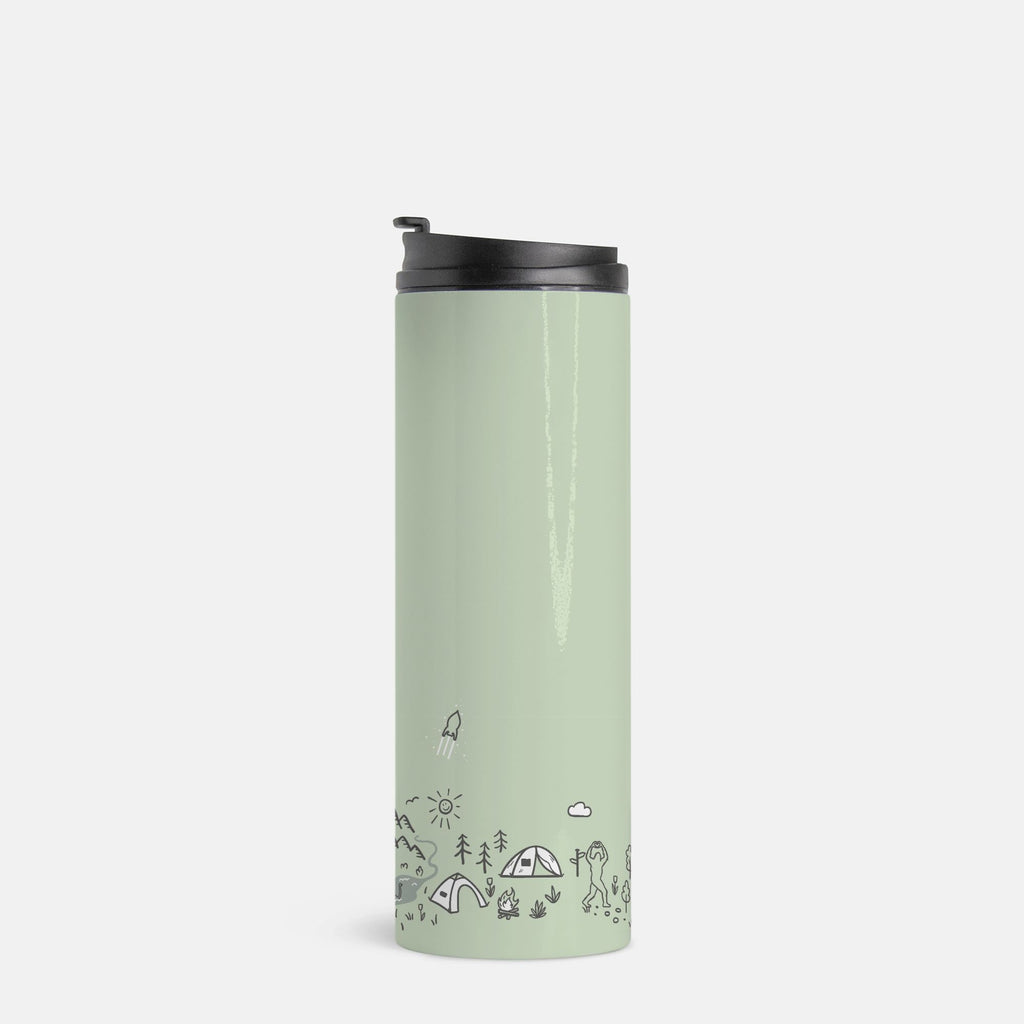 Bigfoot Camping Chaos Tumbler – Outdoor Adventure