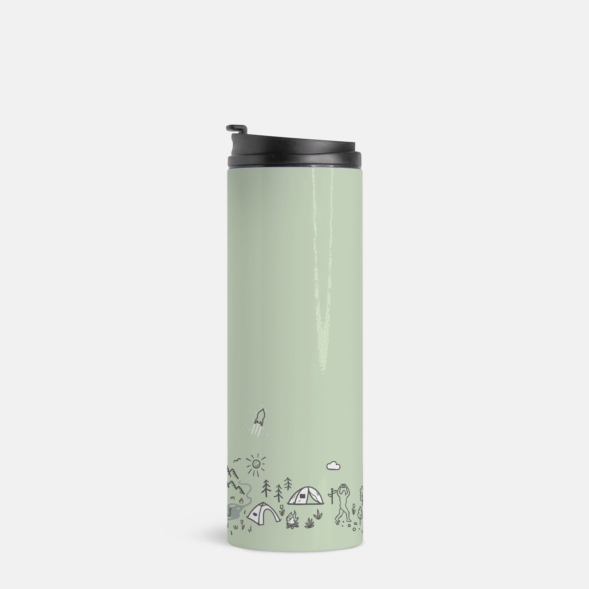 Bigfoot Camping Chaos Tumbler – Outdoor Adventure