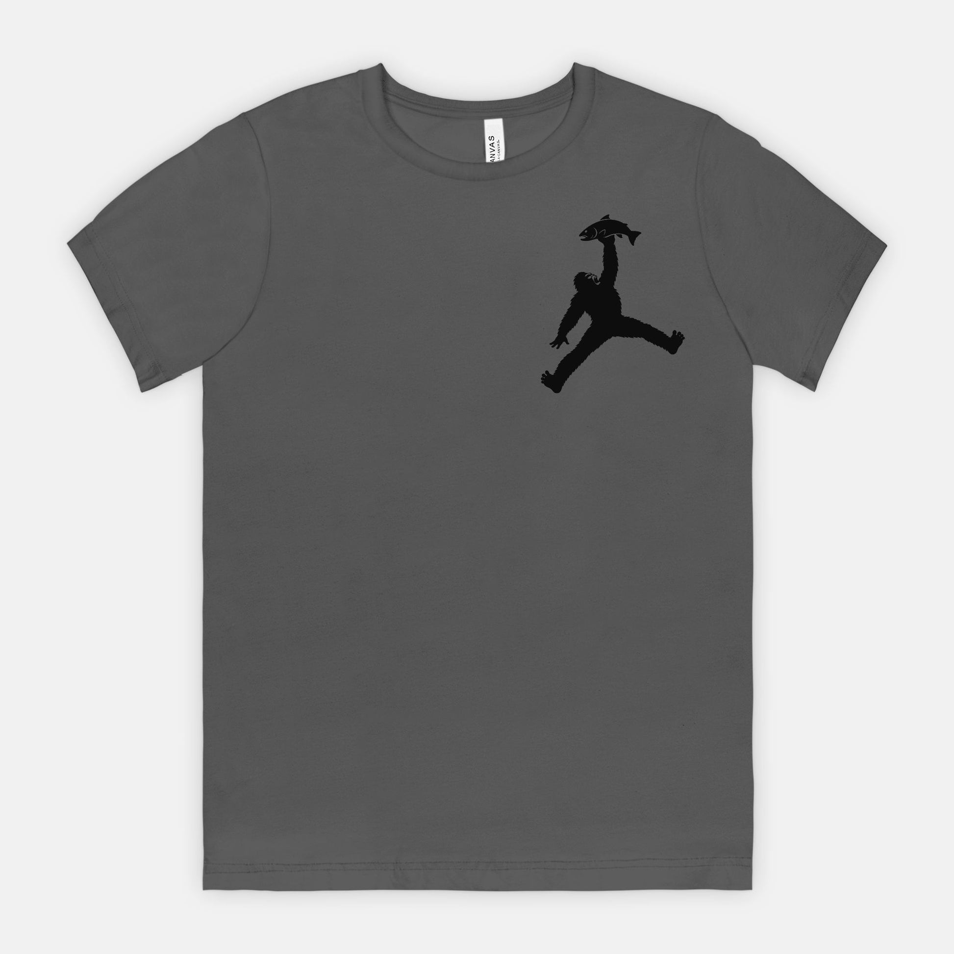 Bigfoot Caught Dinner Pocket Graphic Tee