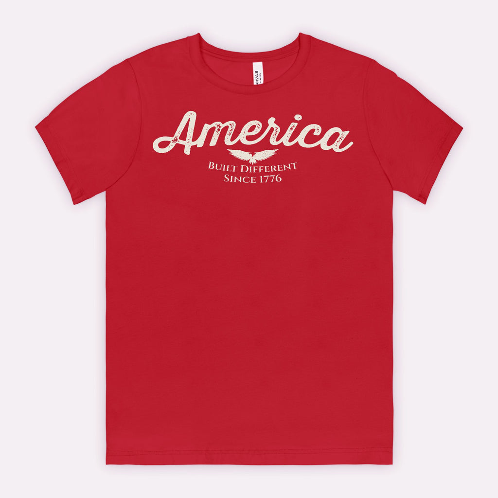 America Built Different Since 1776 Patriotic T-Shirt