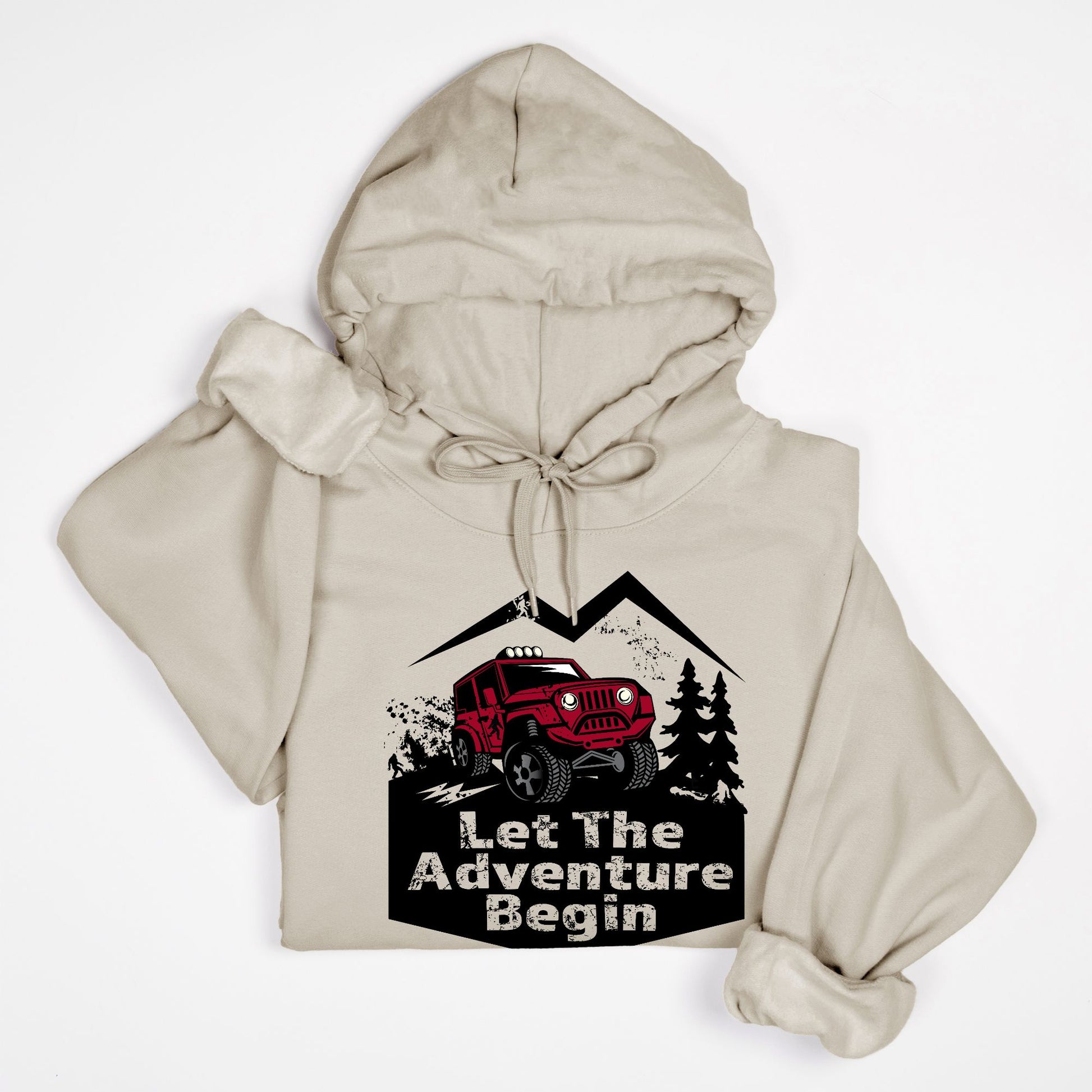 Hidden Bigfoot Off-Road Adventure Hoodie – Jeep Design