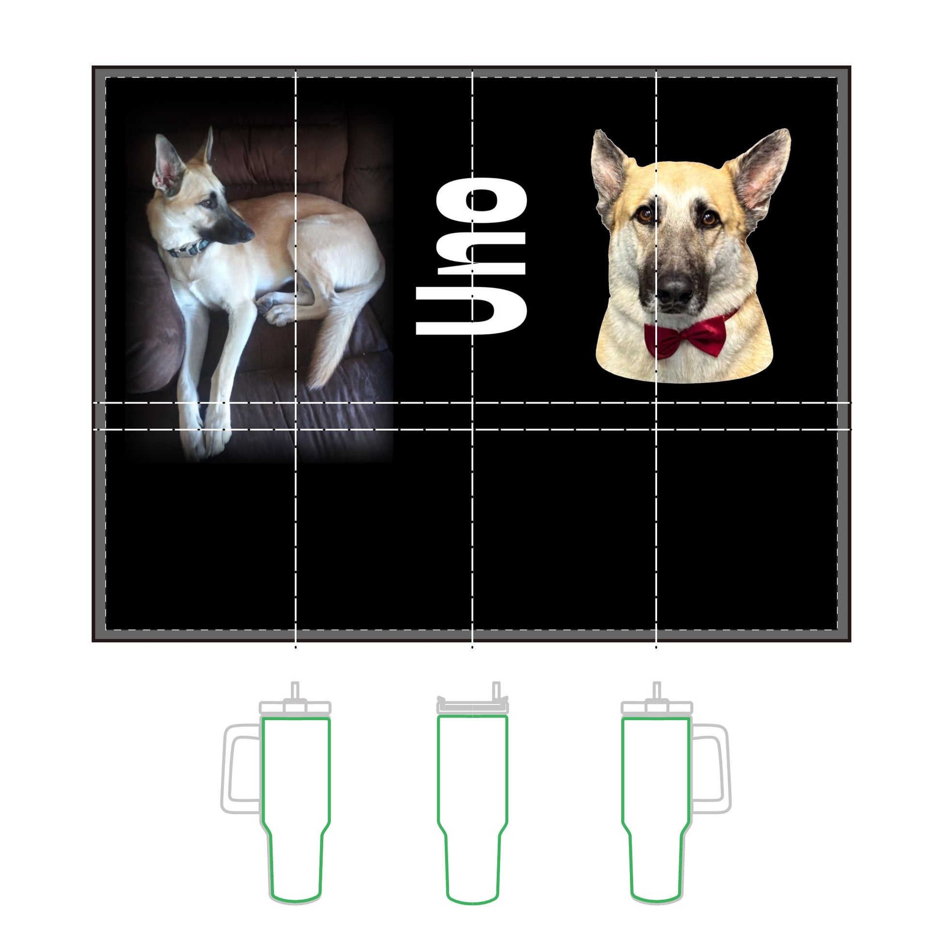 April's Dog Thermal Tumbler, 40oz Insulated