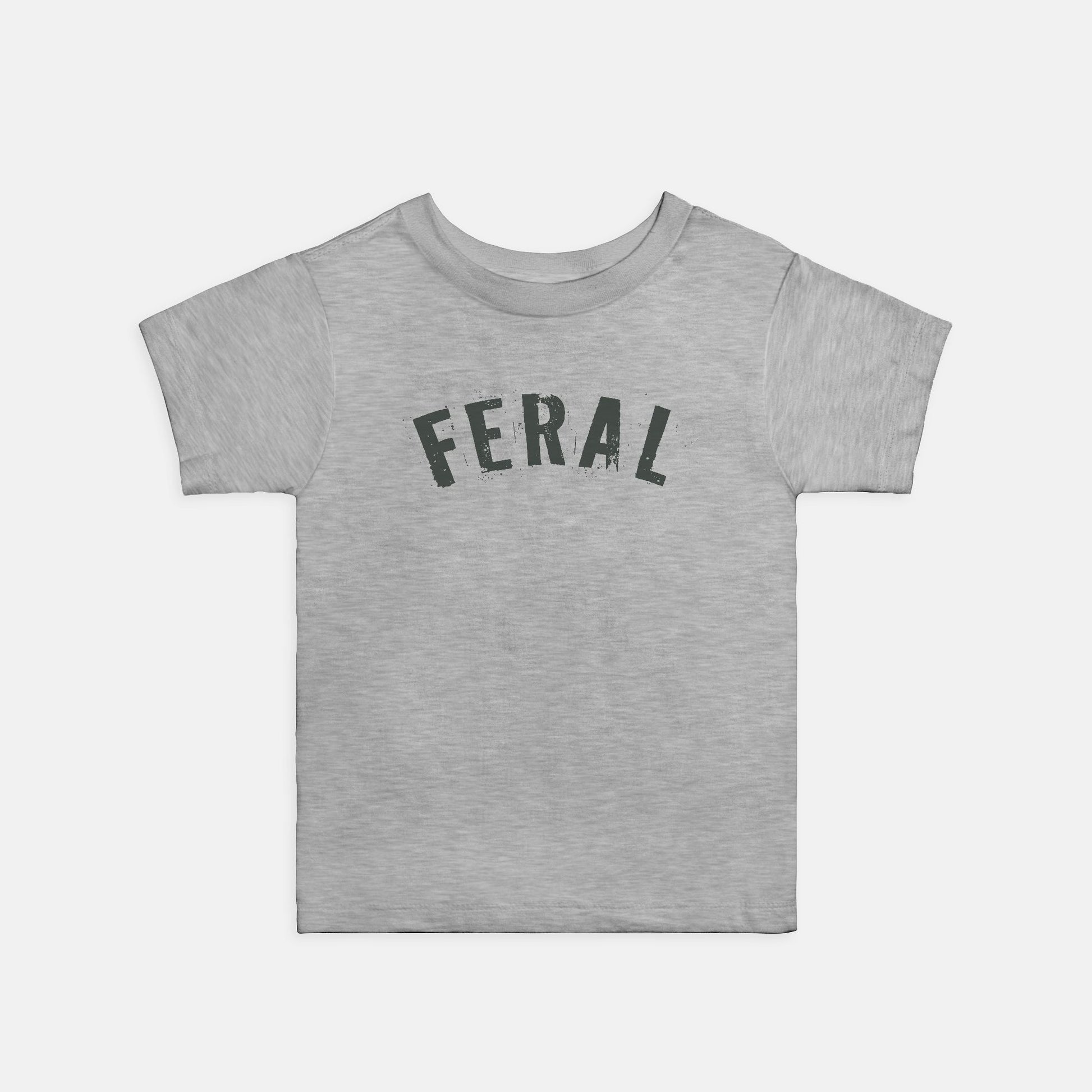 FERAL Toddler Tee – Wild and Playful Distressed Graphic Shirt