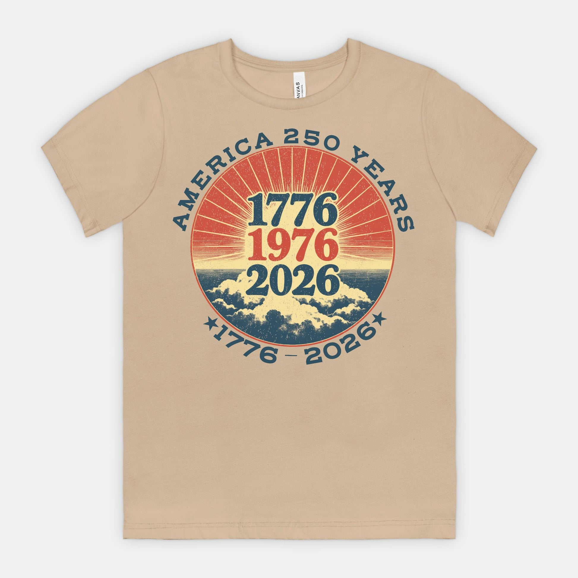 America 250 Years Shirt 1776 1976 2026 Patriotic Vintage T-Shirt USA Anniversary Chaos Collection