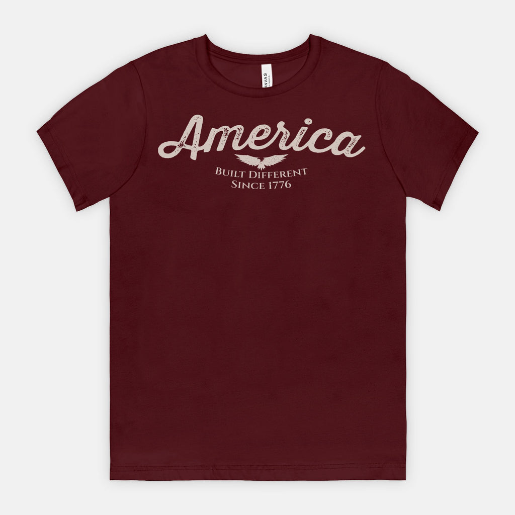 America Built Different Since 1776 Patriotic T-Shirt