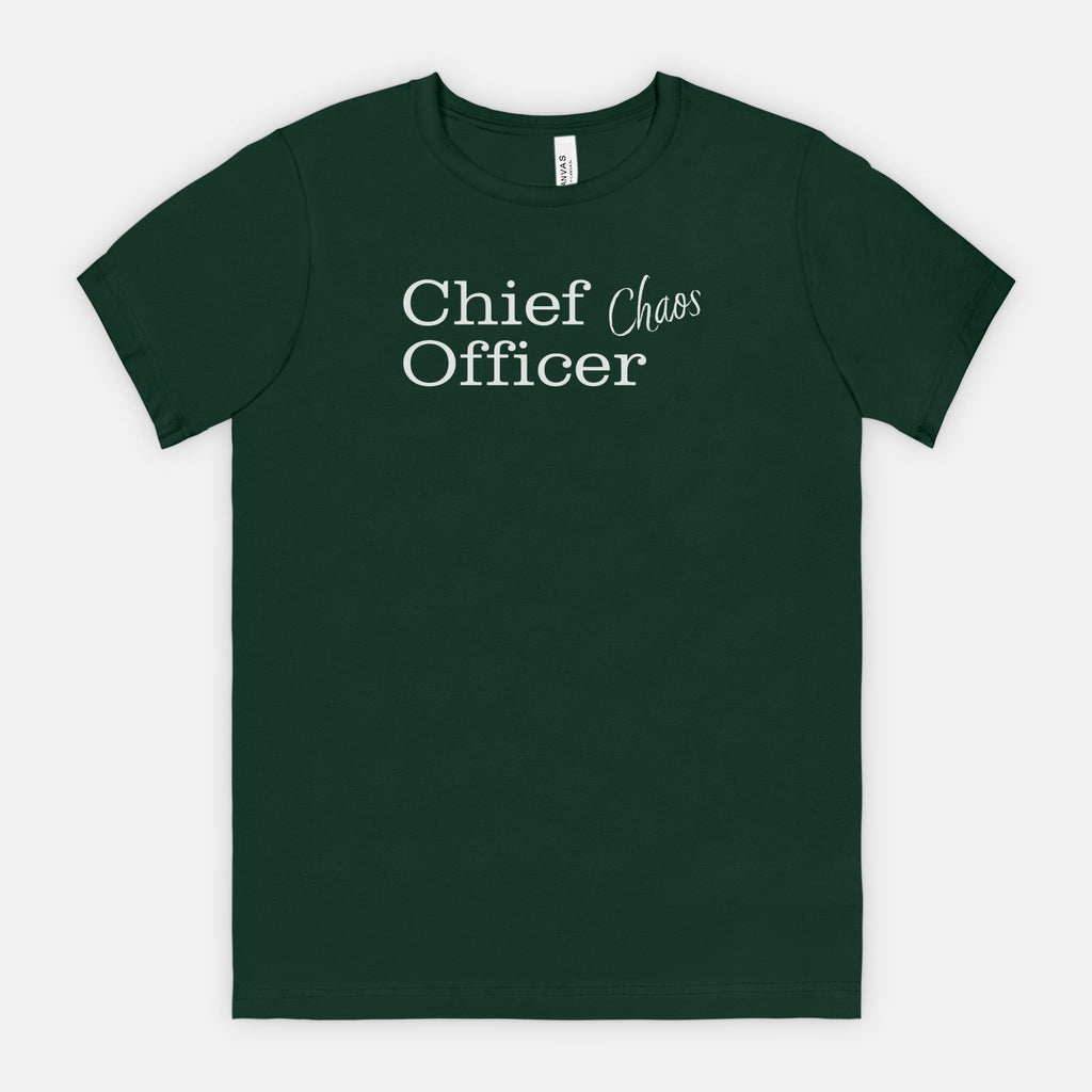 Chief Chaos Officer Tee - White Text