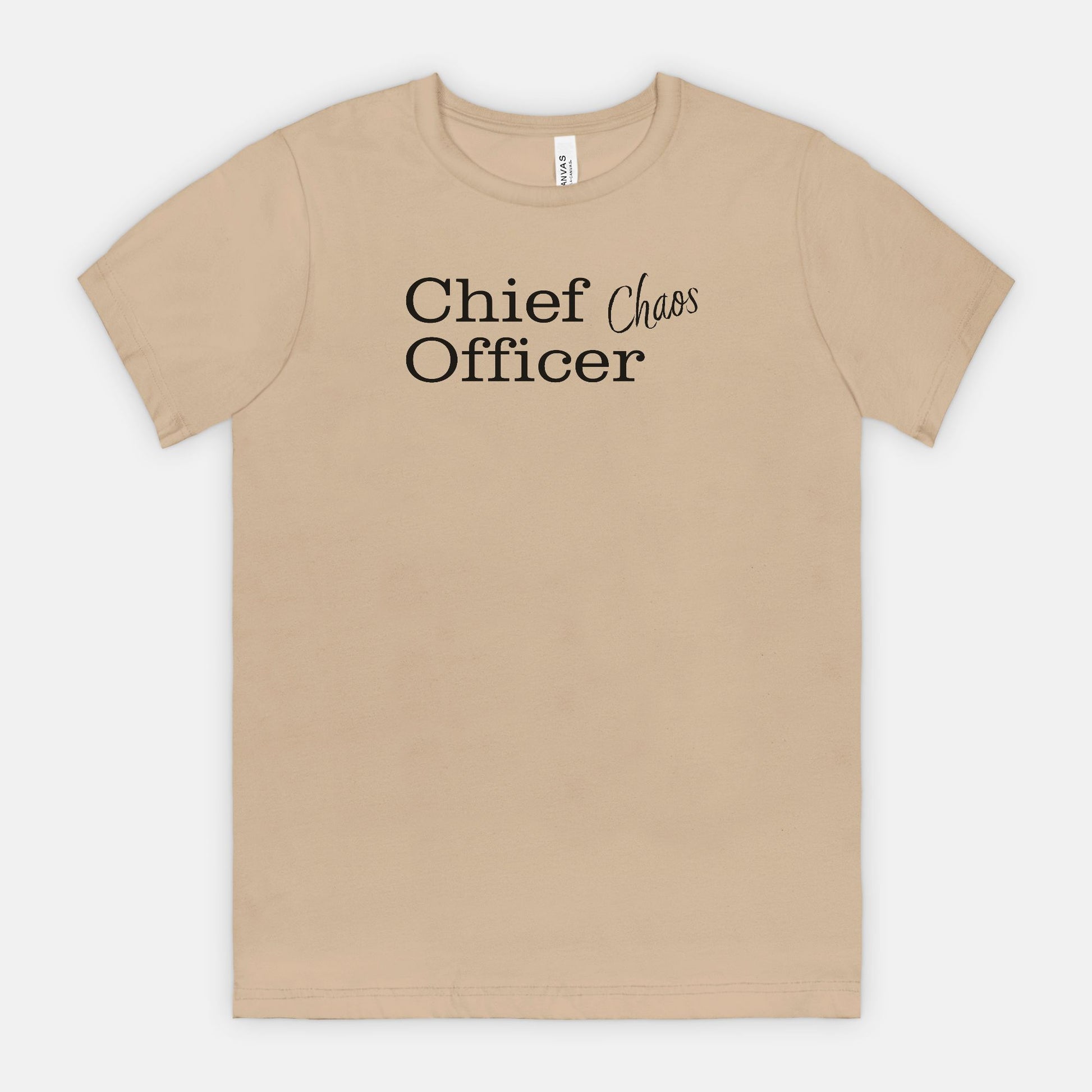 Chief Chaos Officer Tee - Black Text