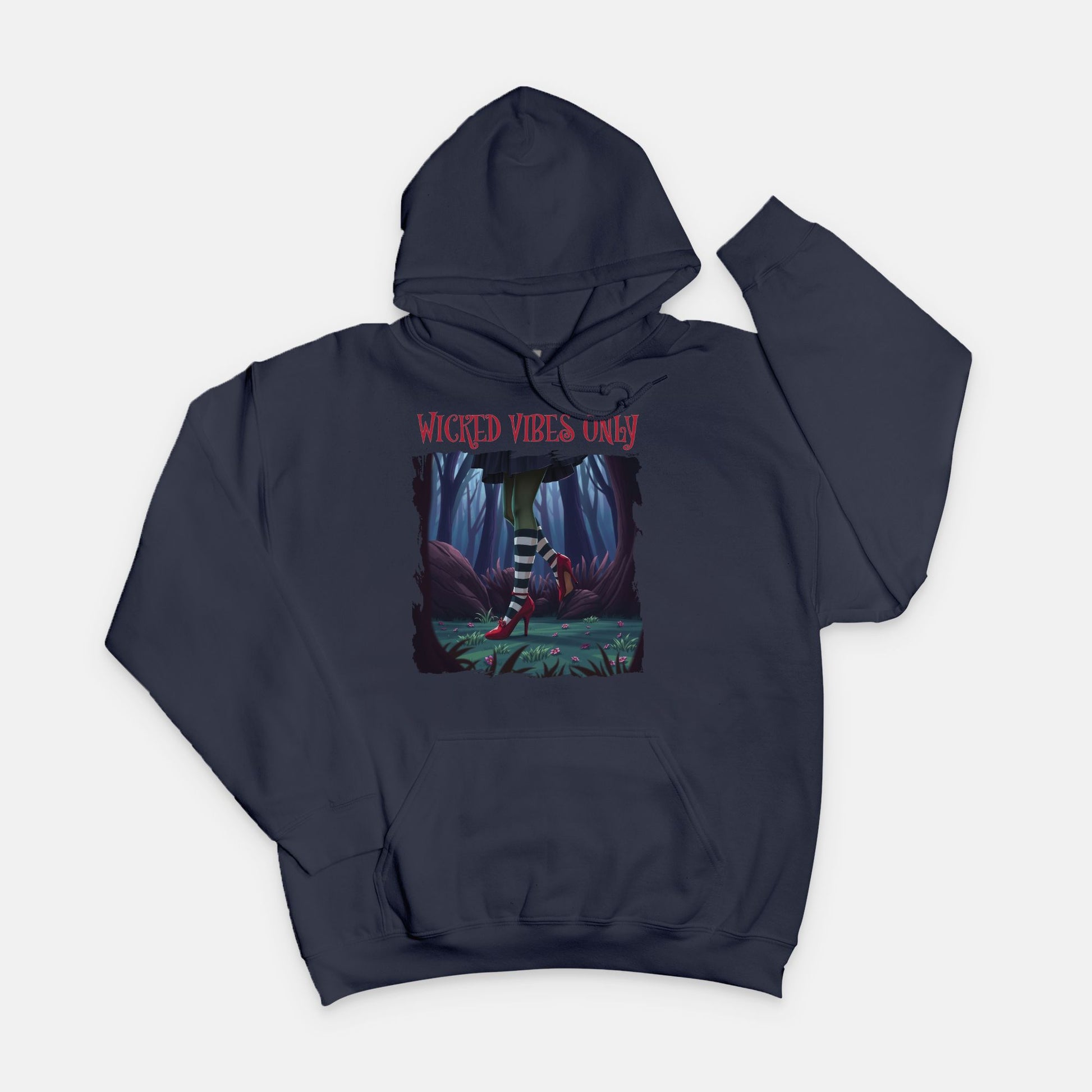 Wicked Vibes Only Witch Hoodie – Unisex Halloween Sweatshirt