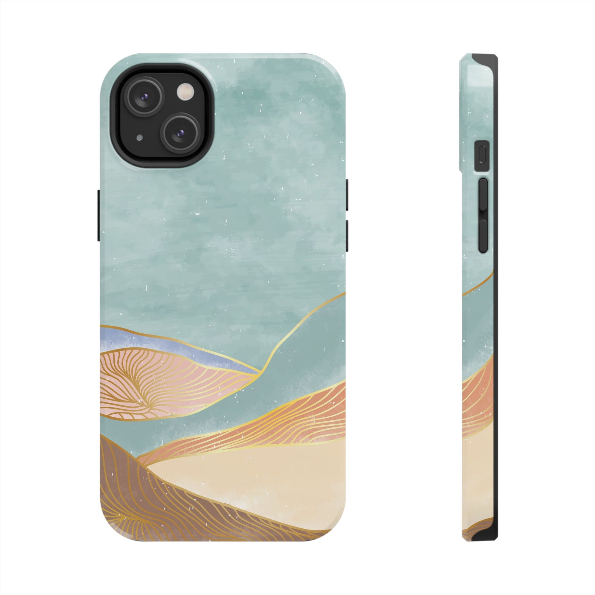 Soft Mist Abstract Mountain Cell Phone Case