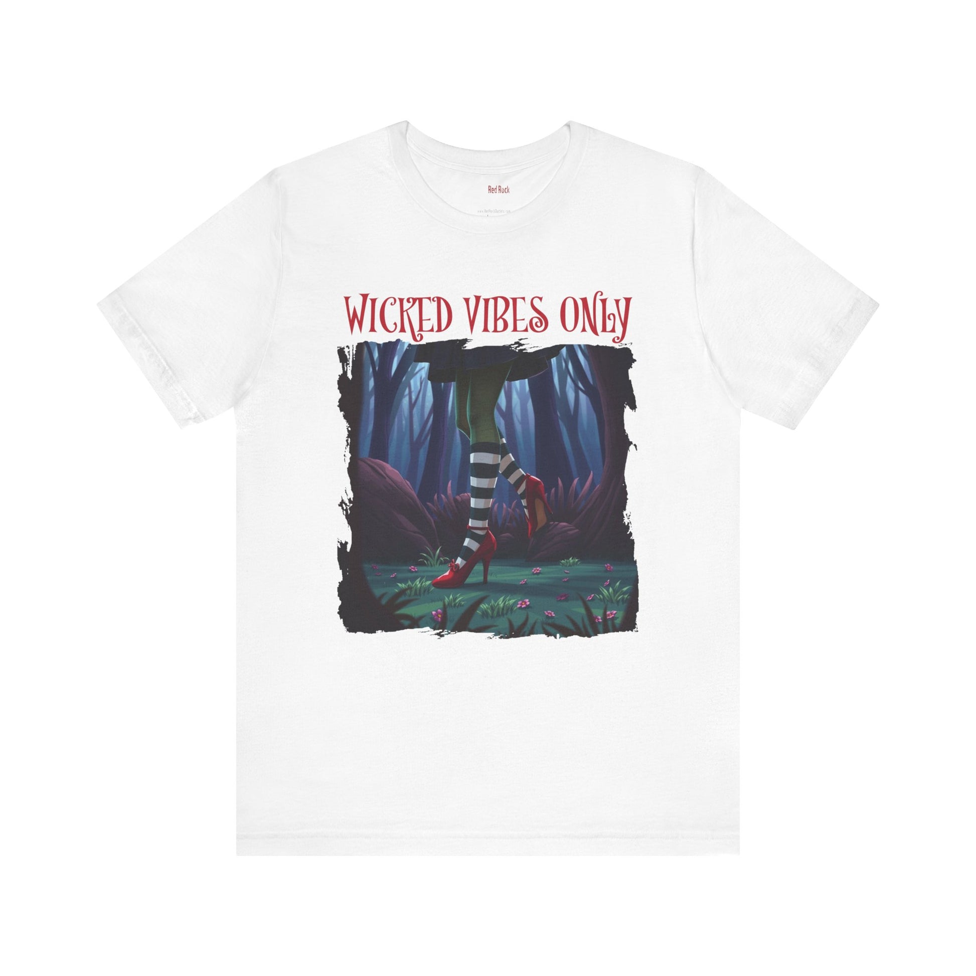 Wicked Vibes Only Distressed Witch