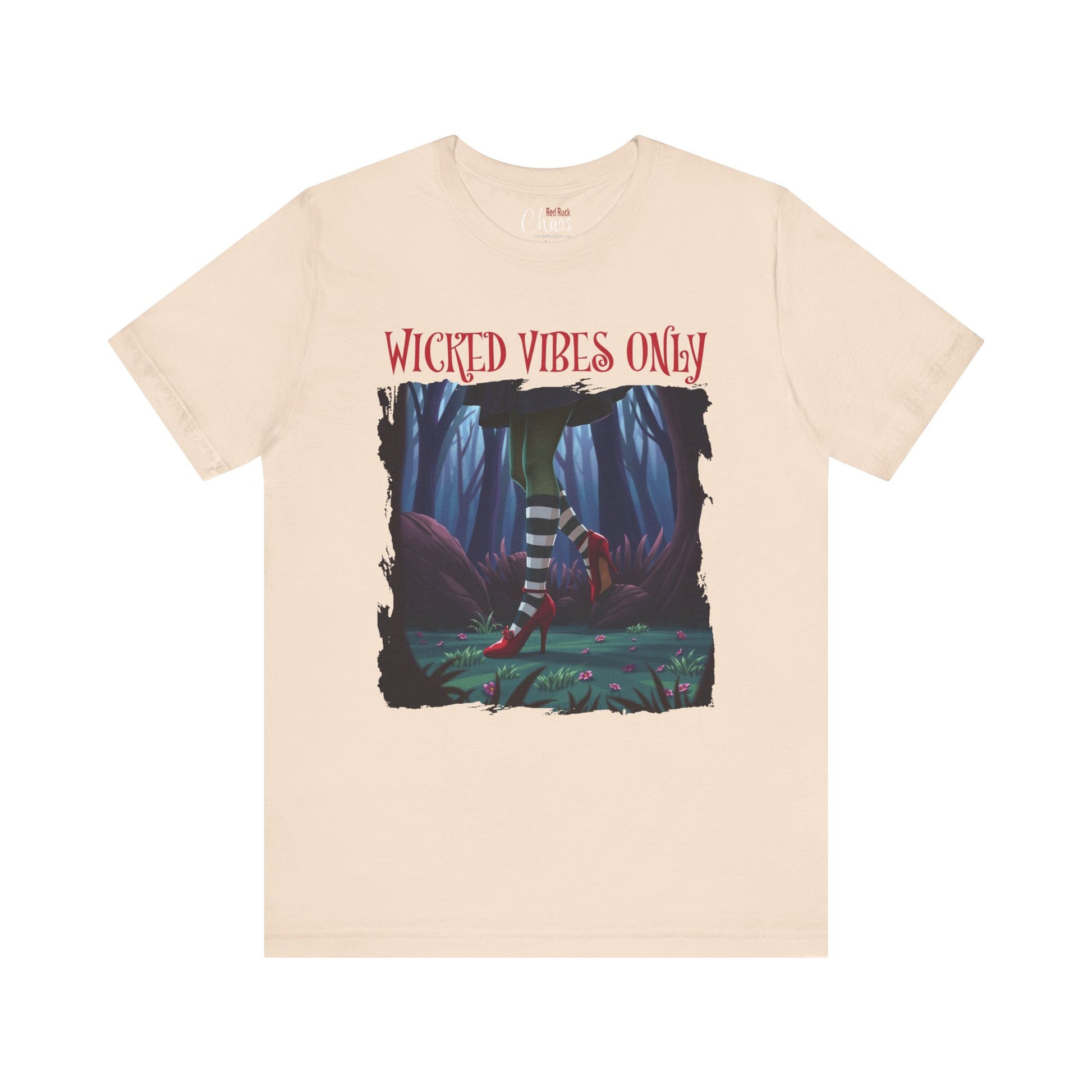 Wicked Vibes Only Distressed Witch