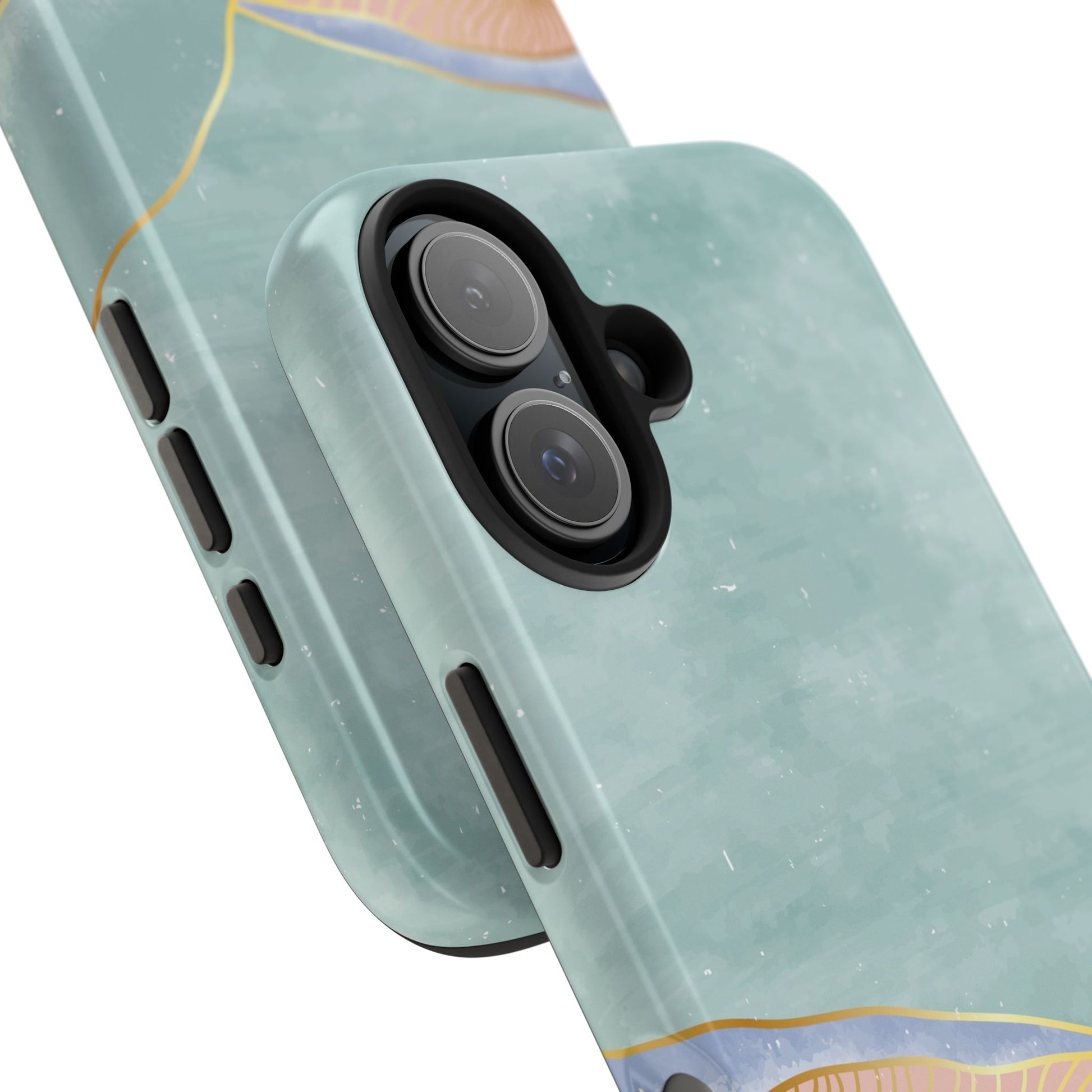 Soft Mist Abstract Mountain Cell Phone Case