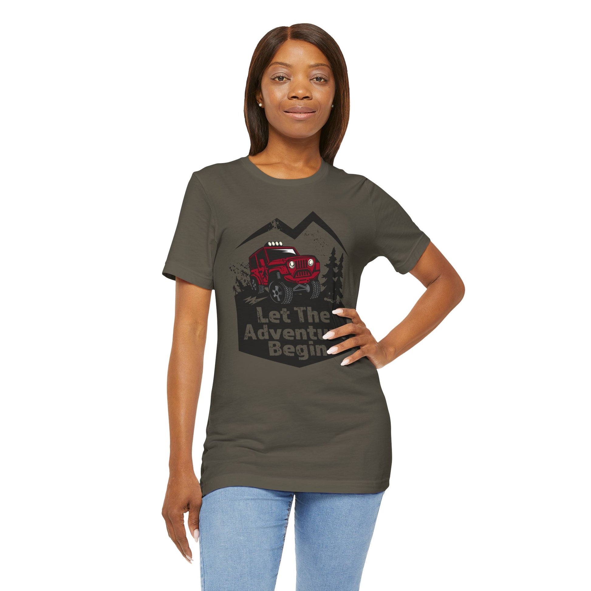 Let the Adventure Begin – Hidden Bigfoot Off-Road Jeep Tee