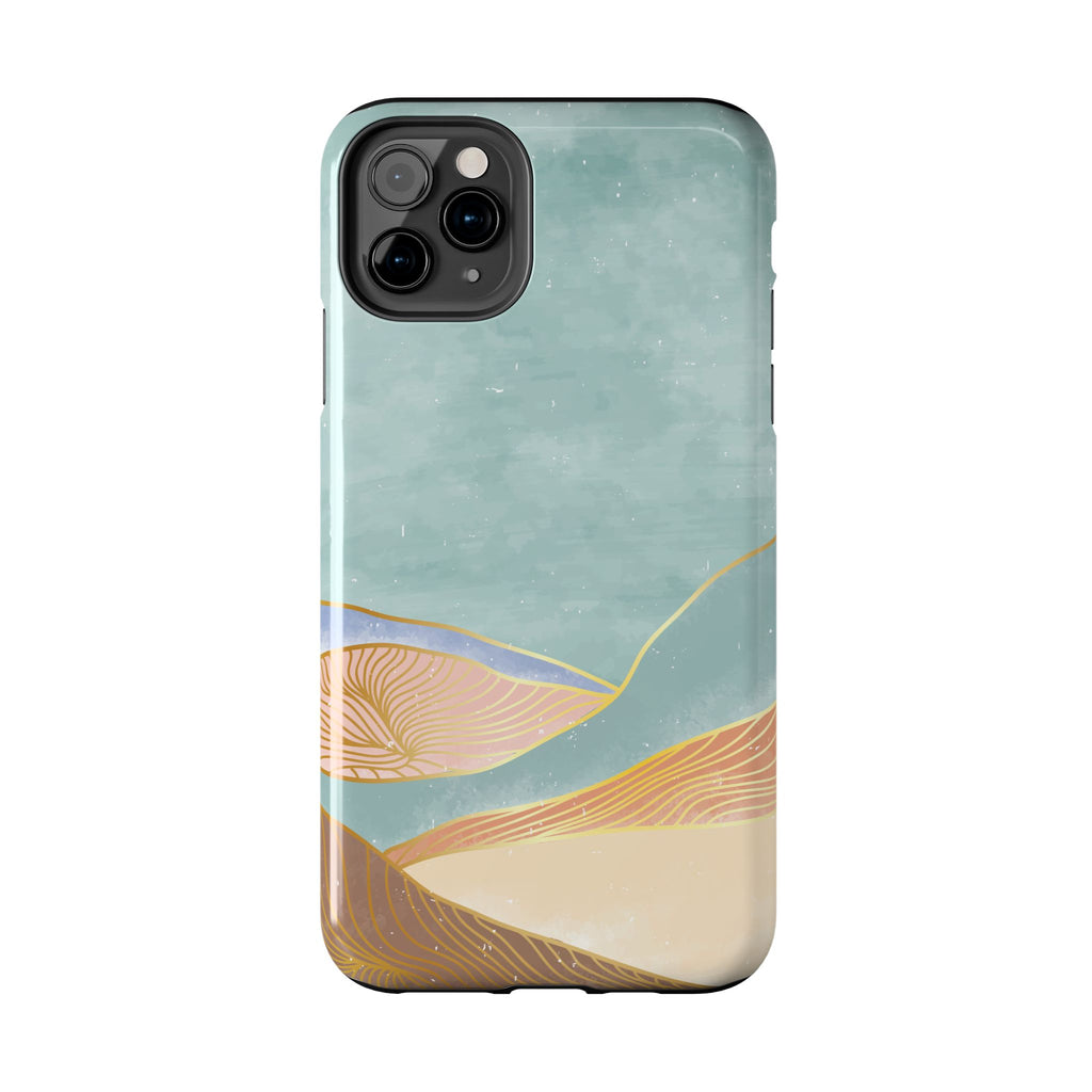 Soft Mist Abstract Mountain Cell Phone Case