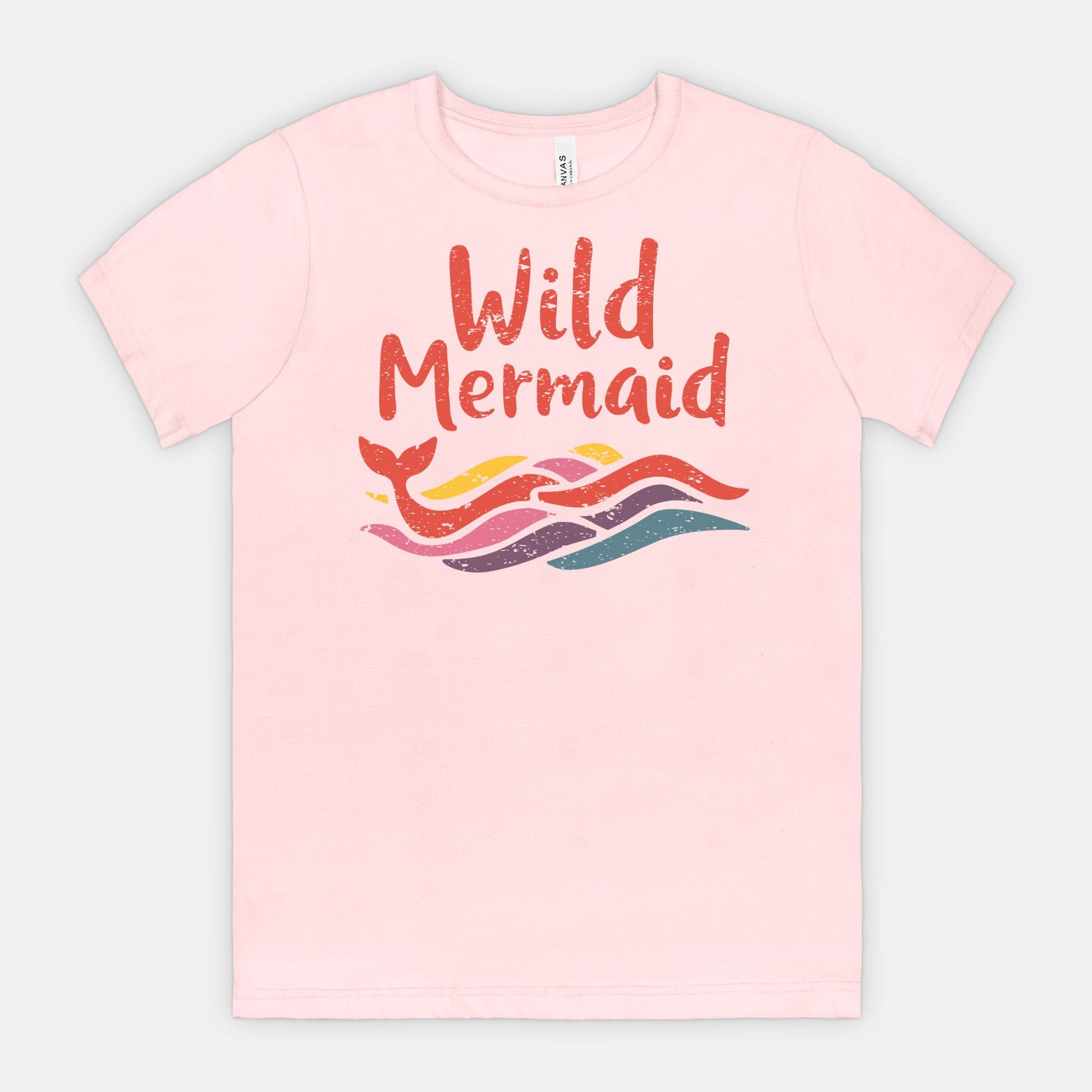 Wild Mermaid - Colorful Retro Ocean Vibes Tee