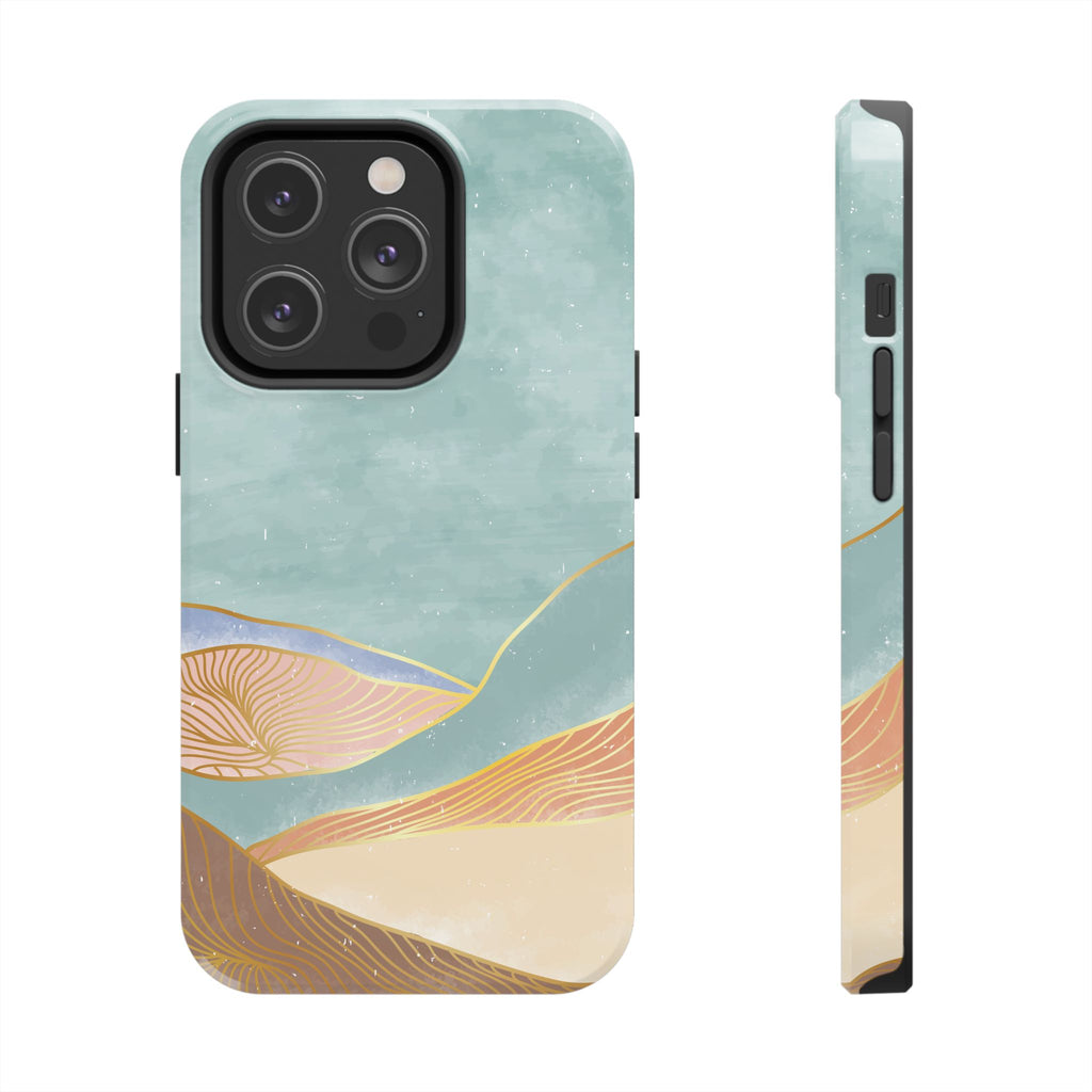 Soft Mist Abstract Mountain Cell Phone Case