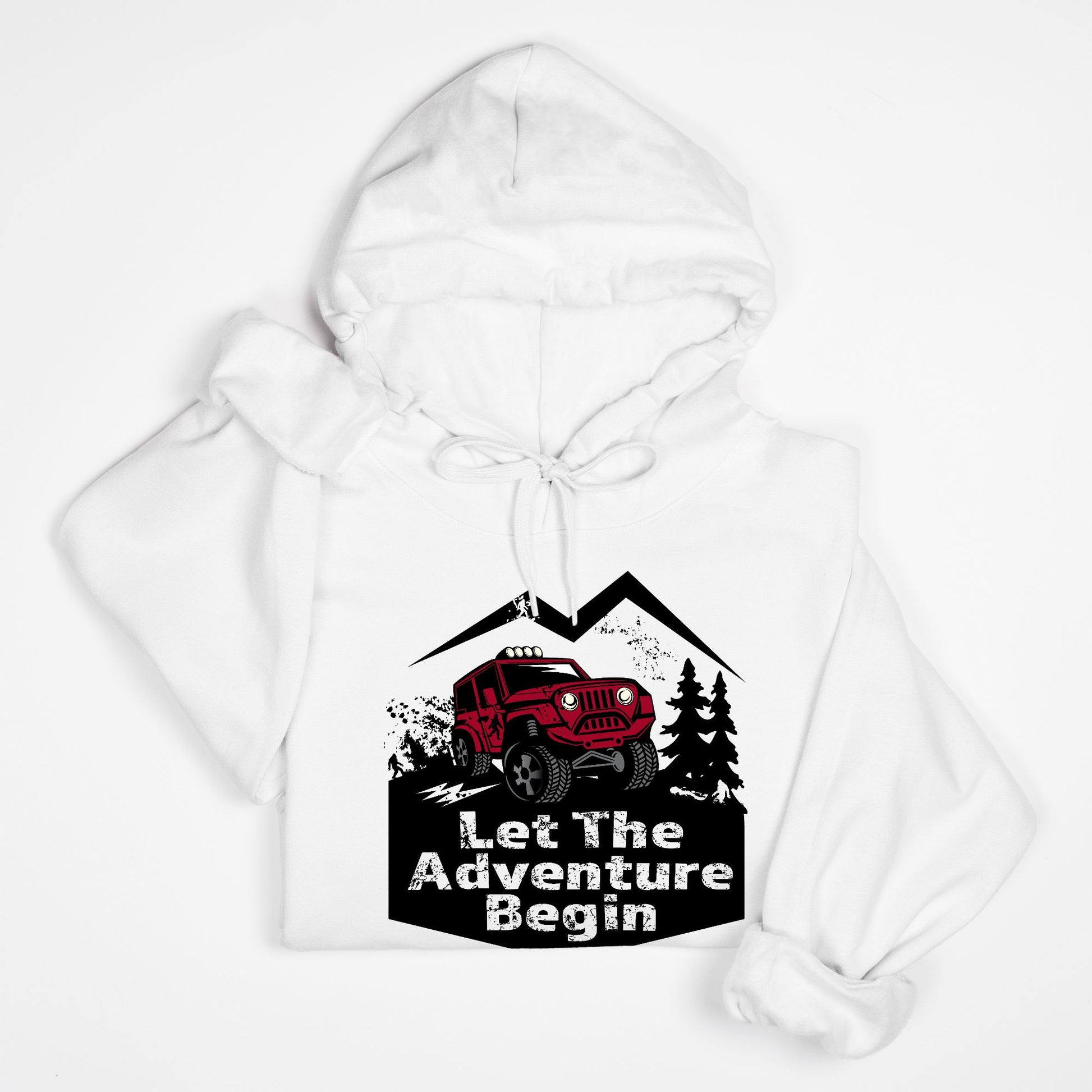 Hidden Bigfoot Off-Road Adventure Hoodie – Jeep Design