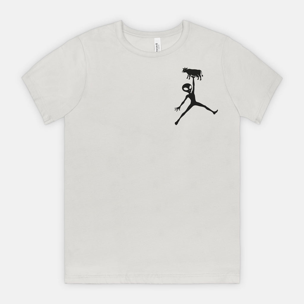 Udderly Unexplained Alien and Cow T-Shirt