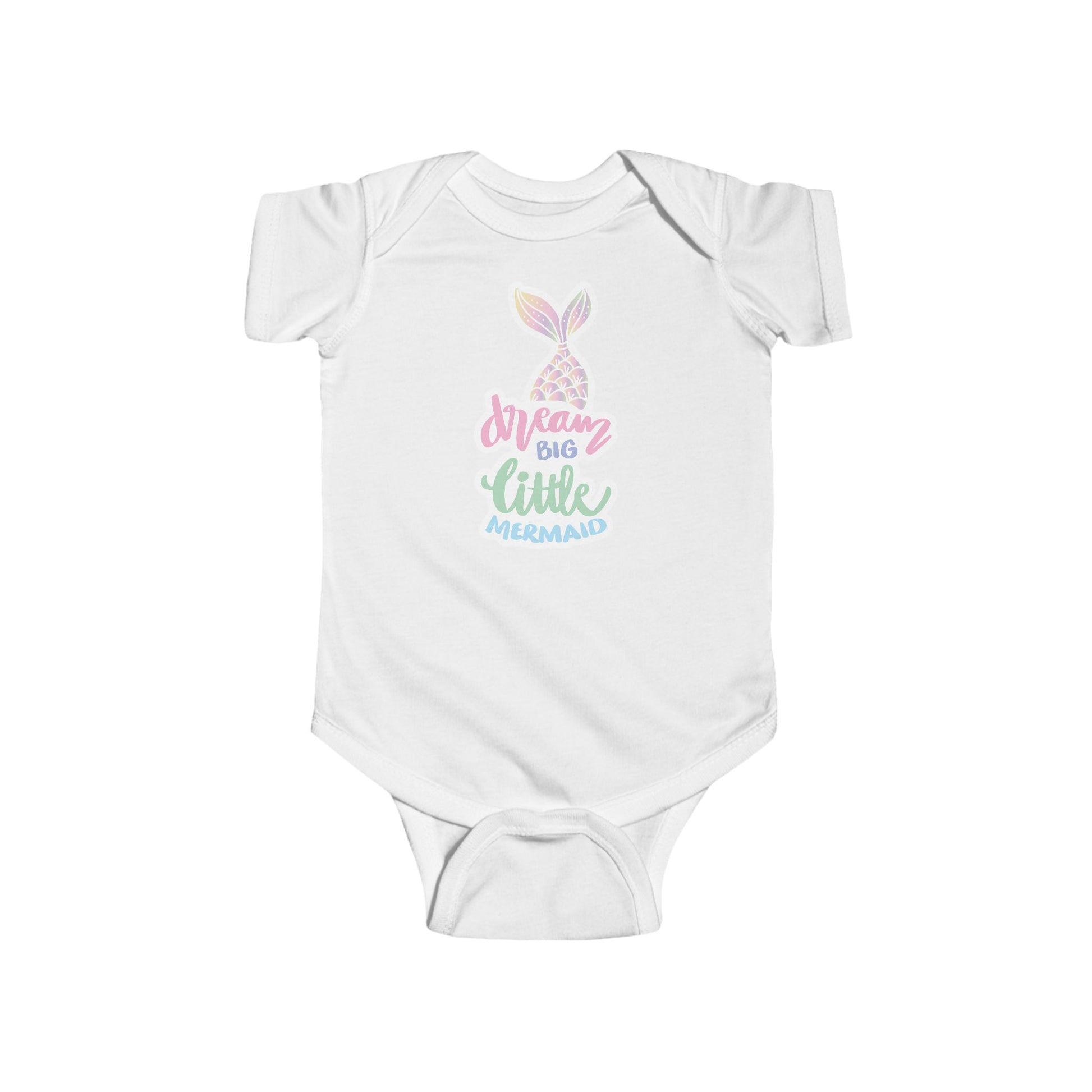 Dream Big Little Mermaid Baby Onesie