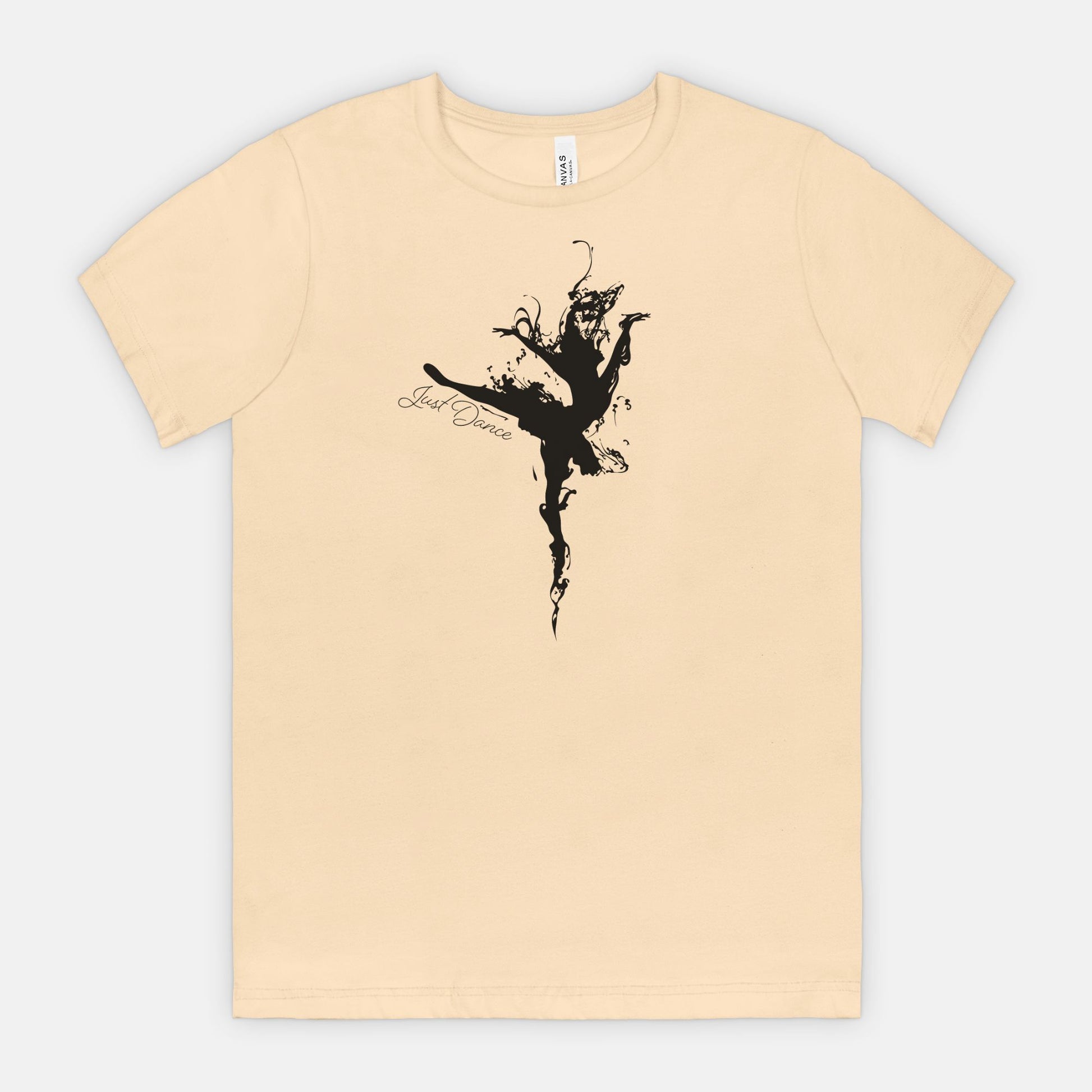 Just Dance – Artistic Ballerina Silhouette T-Shirt