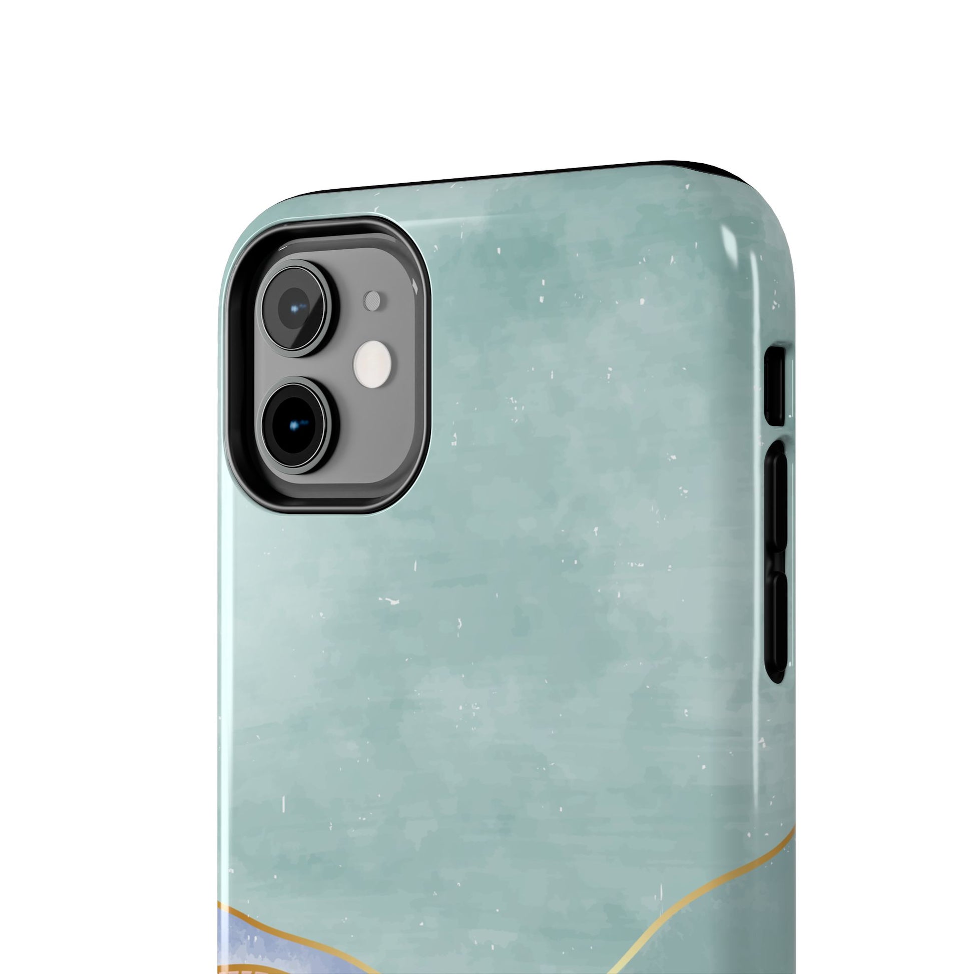 Soft Mist Abstract Mountain Cell Phone Case