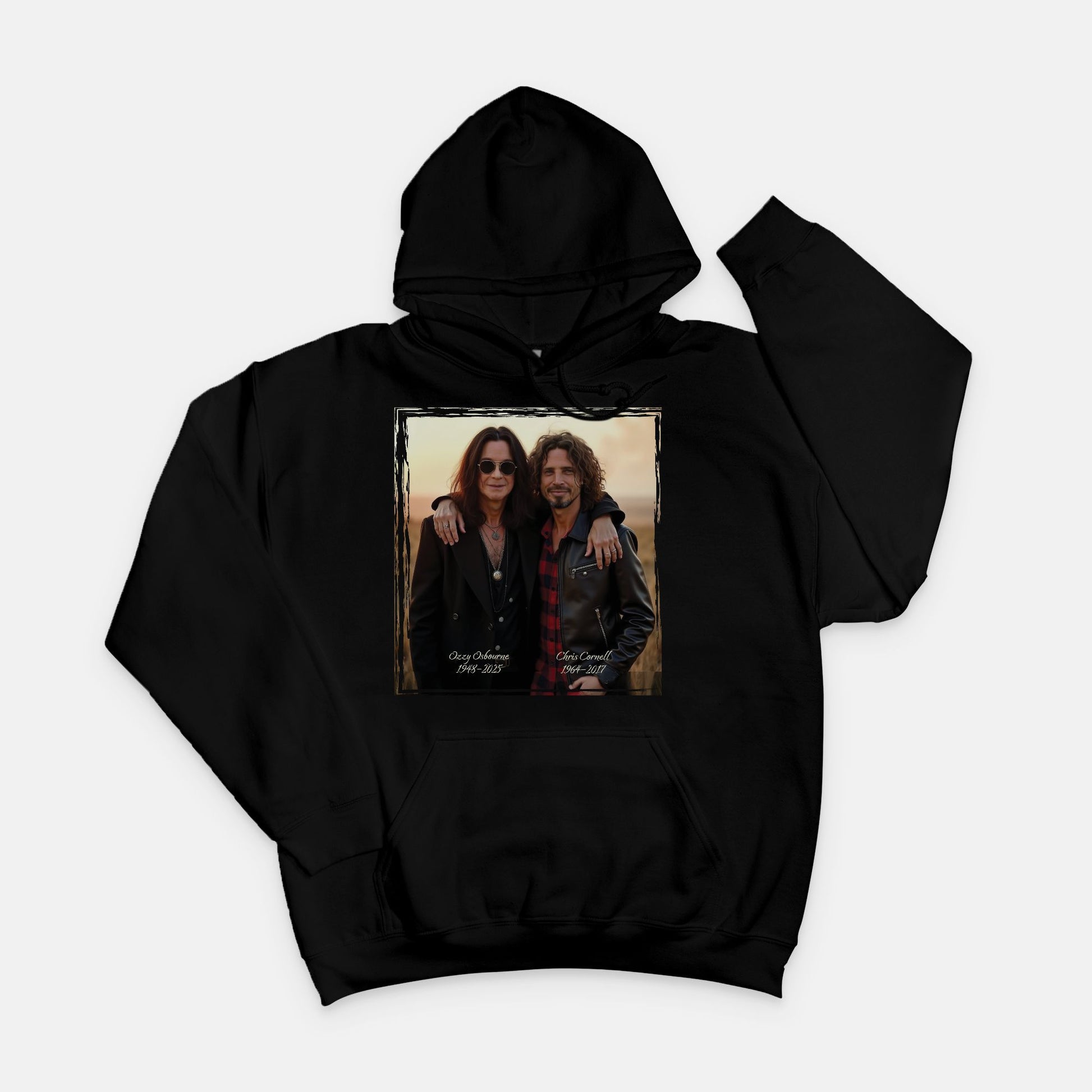 Chris Cornell & Ozzy Osbourne Tribute Hoodie – Legends Never Fade