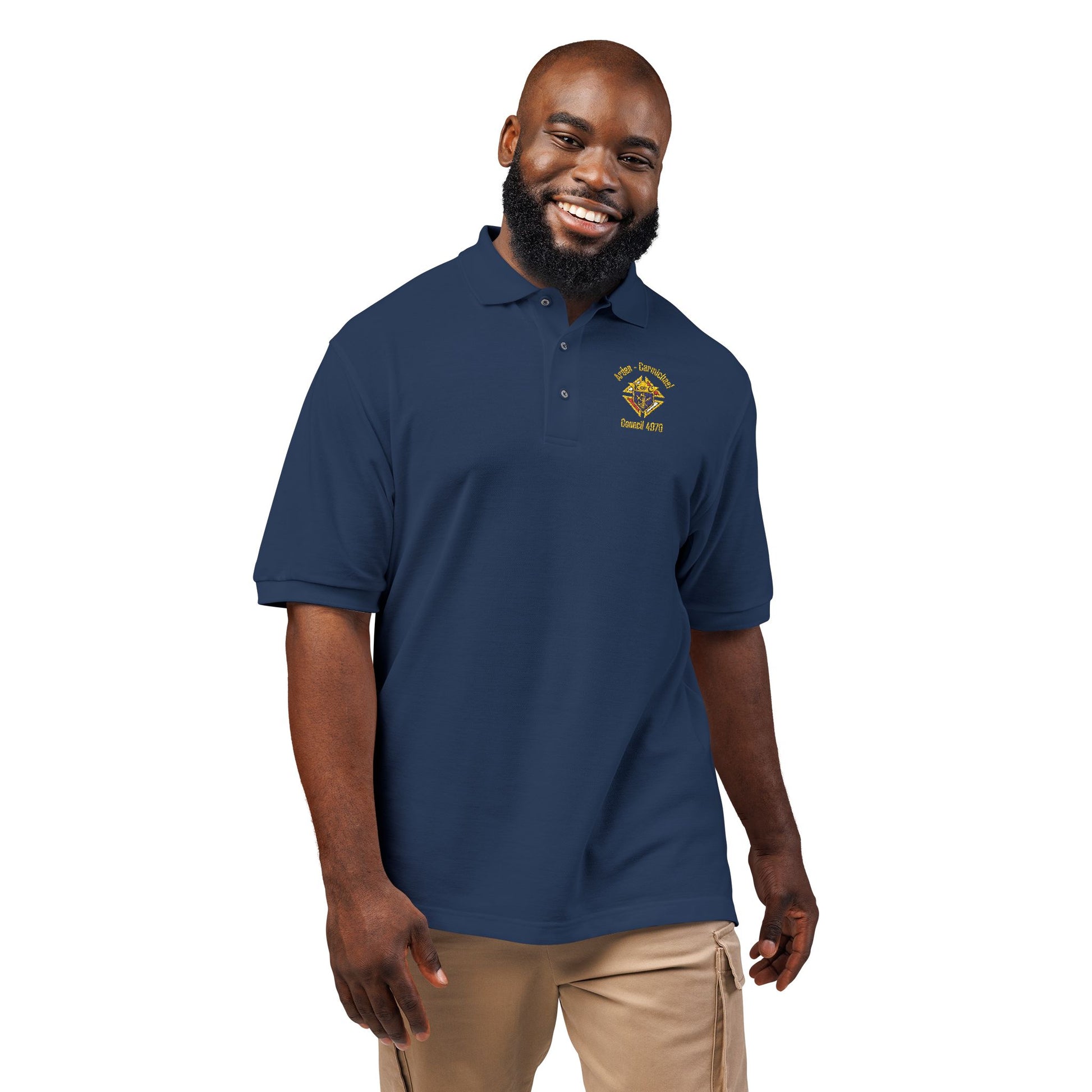 Knights of Columbus Embroidered Polo – Arden-Carmichael Council 4970