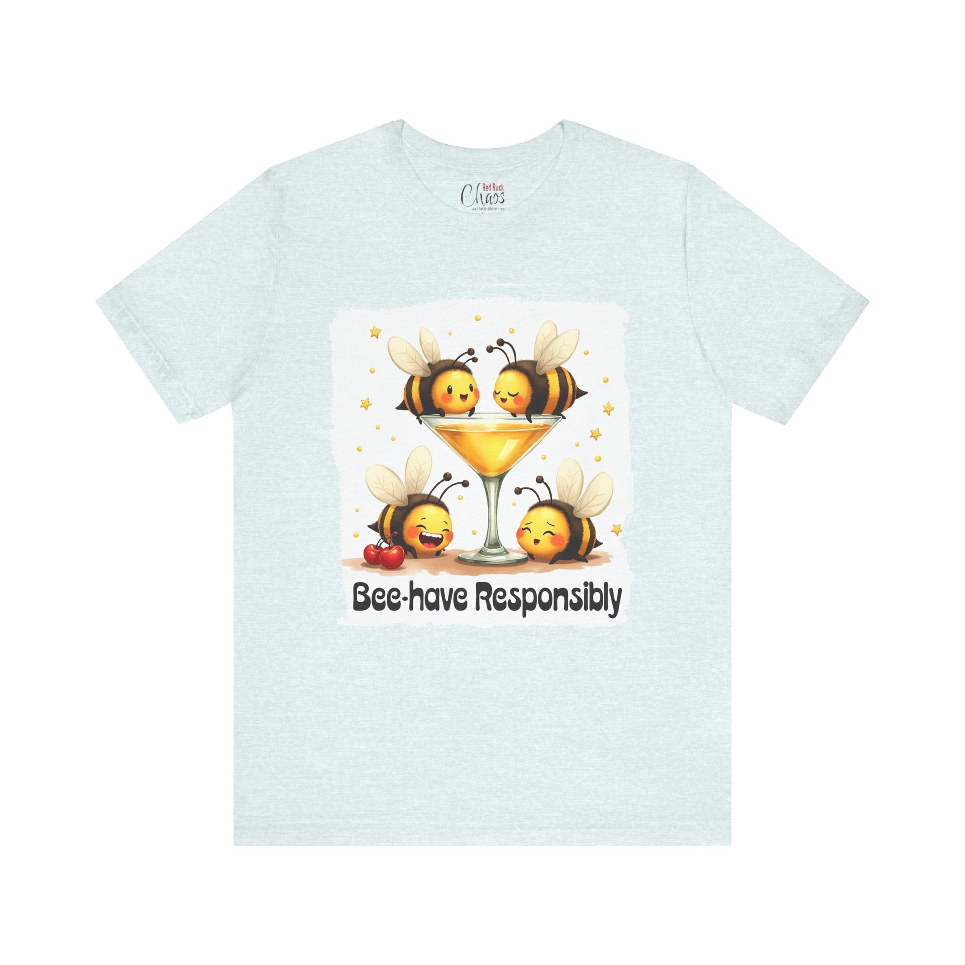 Bee-have Responsibly – Funny Bee Cocktail Shirt