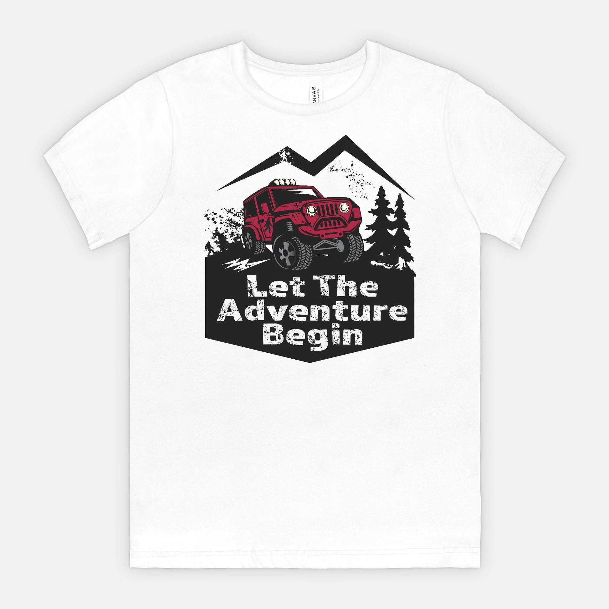 Let the Adventure Begin – Hidden Bigfoot Off-Road Jeep Tee