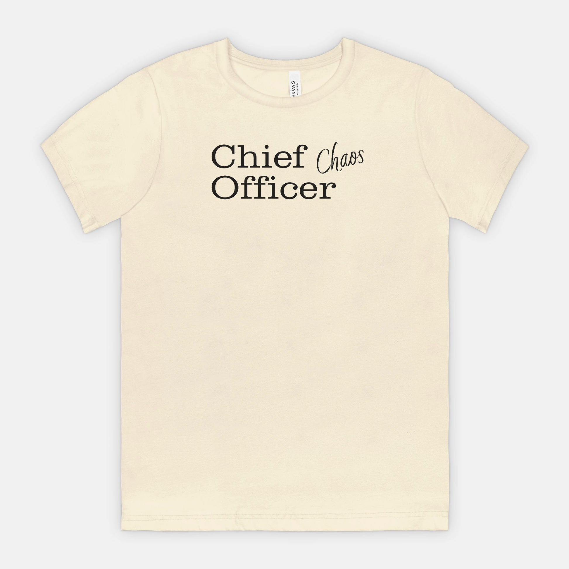 Chief Chaos Officer Tee - Black Text
