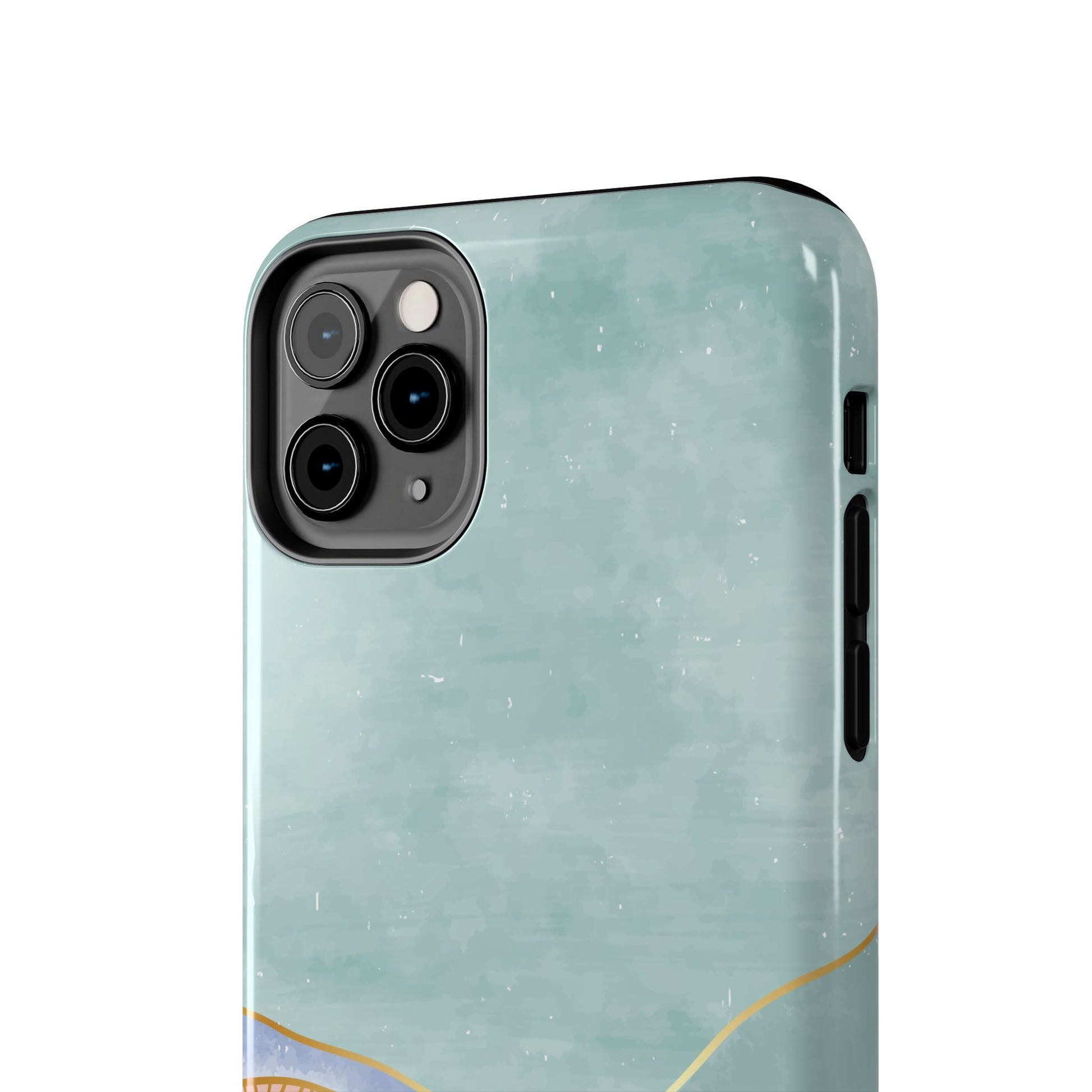 Soft Mist Abstract Mountain Cell Phone Case